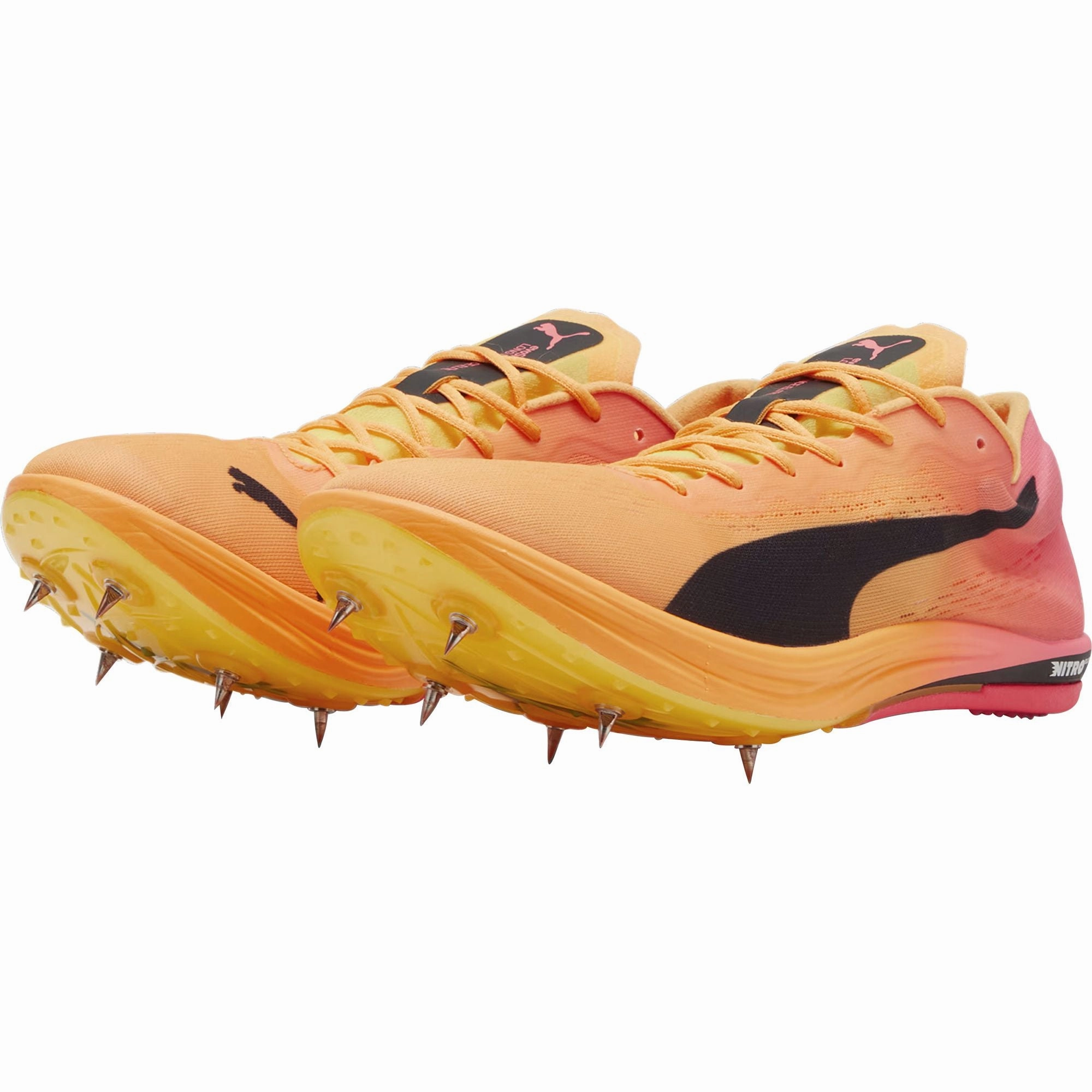Puma evoSpeed Long Distance Nitro Elite 2 Running Spikes - Orange Bold Sneakers