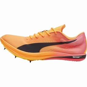 Puma evoSpeed Long Distance Nitro Elite 2 Running Spikes - Orange Puma athletic shoes for urban lifestyle