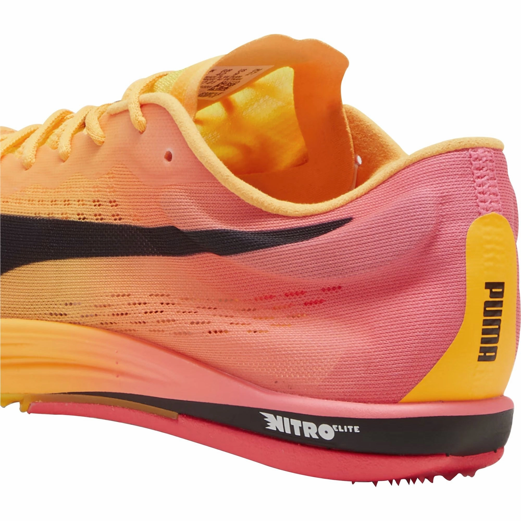 Puma evoSpeed Long Distance Nitro Elite 2 Running Spikes - Orange Bold Sneakers