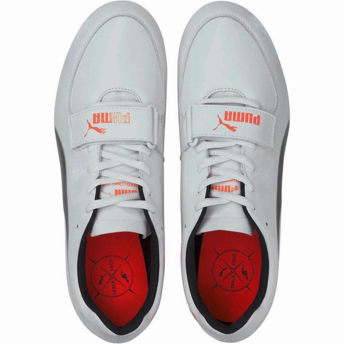 Puma evoSpeed Long Jump 6 Field Event Spikes - White Cozy Footwear