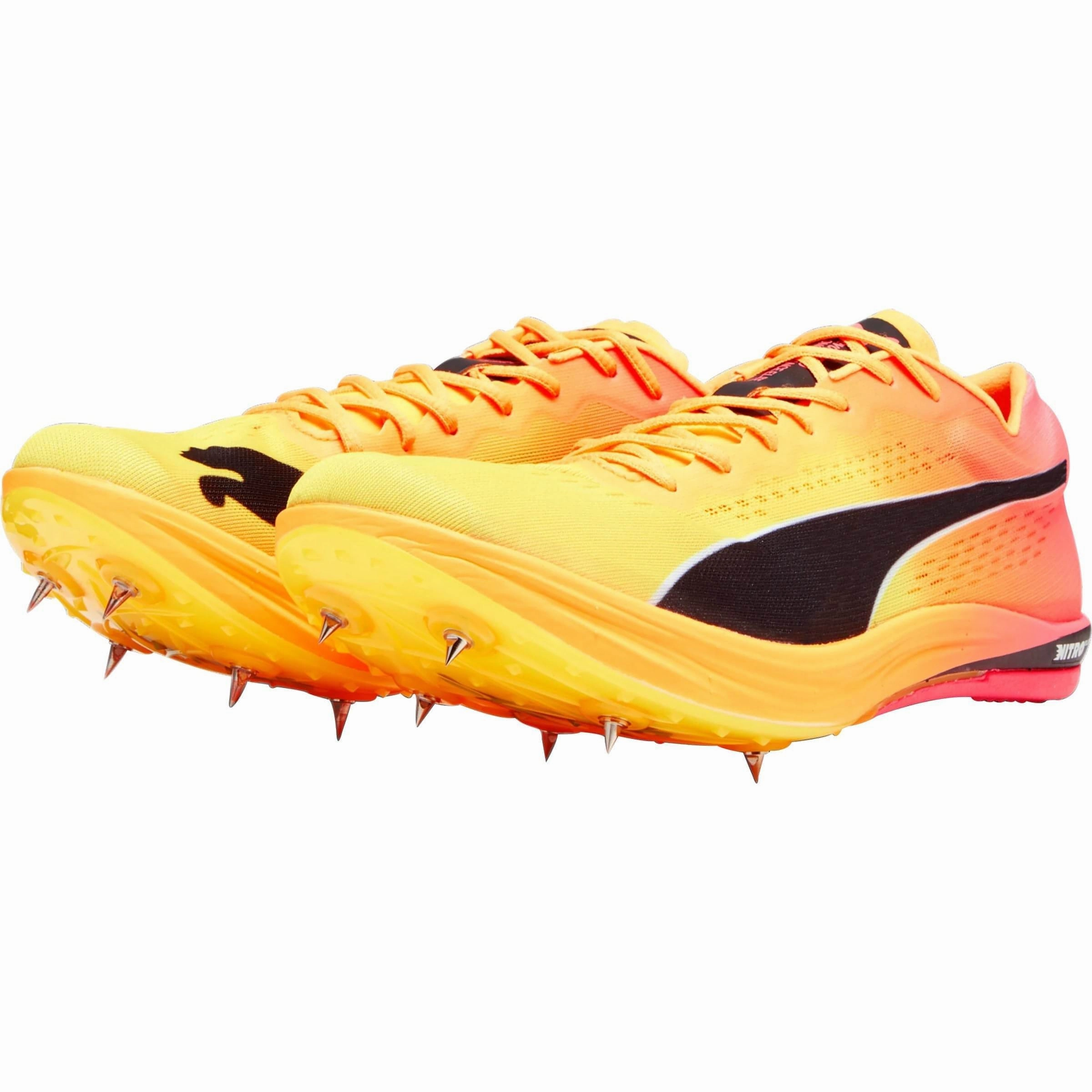 Puma evoSpeed Nitro Elite  Long Distance Running Spikes - Orange Cozy Footwear