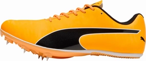 Puma evoSpeed Sprint 14.5 Running Spikes - Orange Puma sport shoes with bold branding