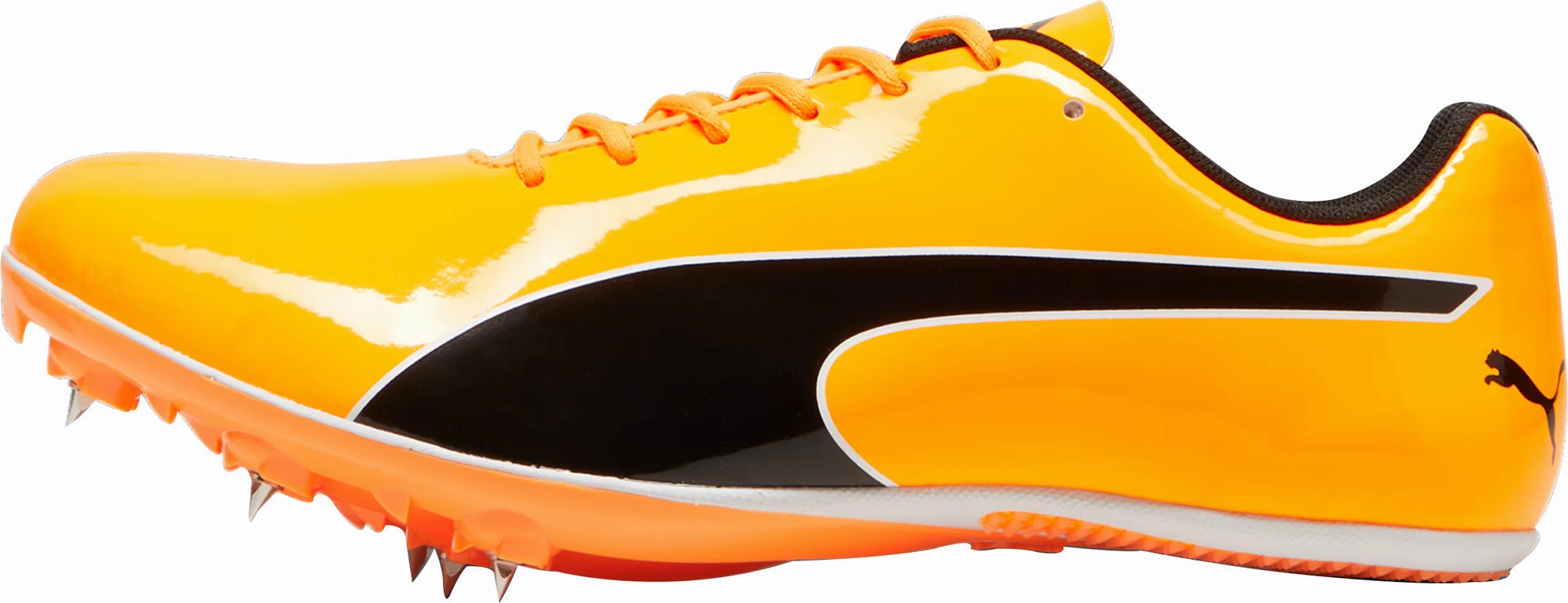Puma evoSpeed Sprint 14.5 Running Spikes - Orange Puma sport shoes with bold branding