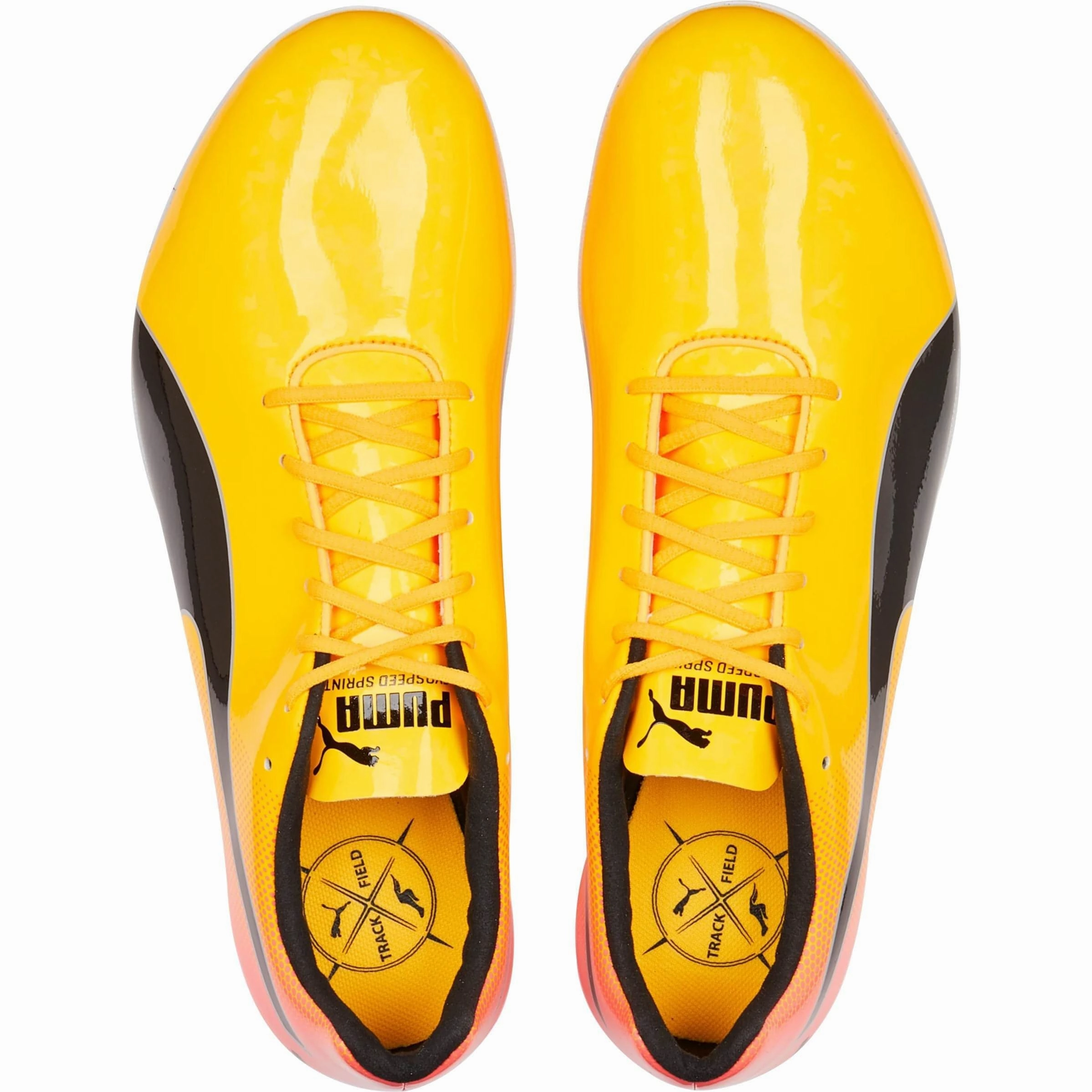 Puma evoSpeed Sprint 14 Running Spikes - Orange Cozy Footwear