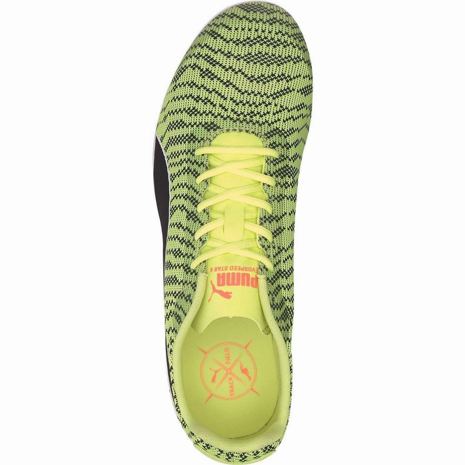 Puma evoSpeed Star 6 Running Spikes - Yellow Bold Sneakers