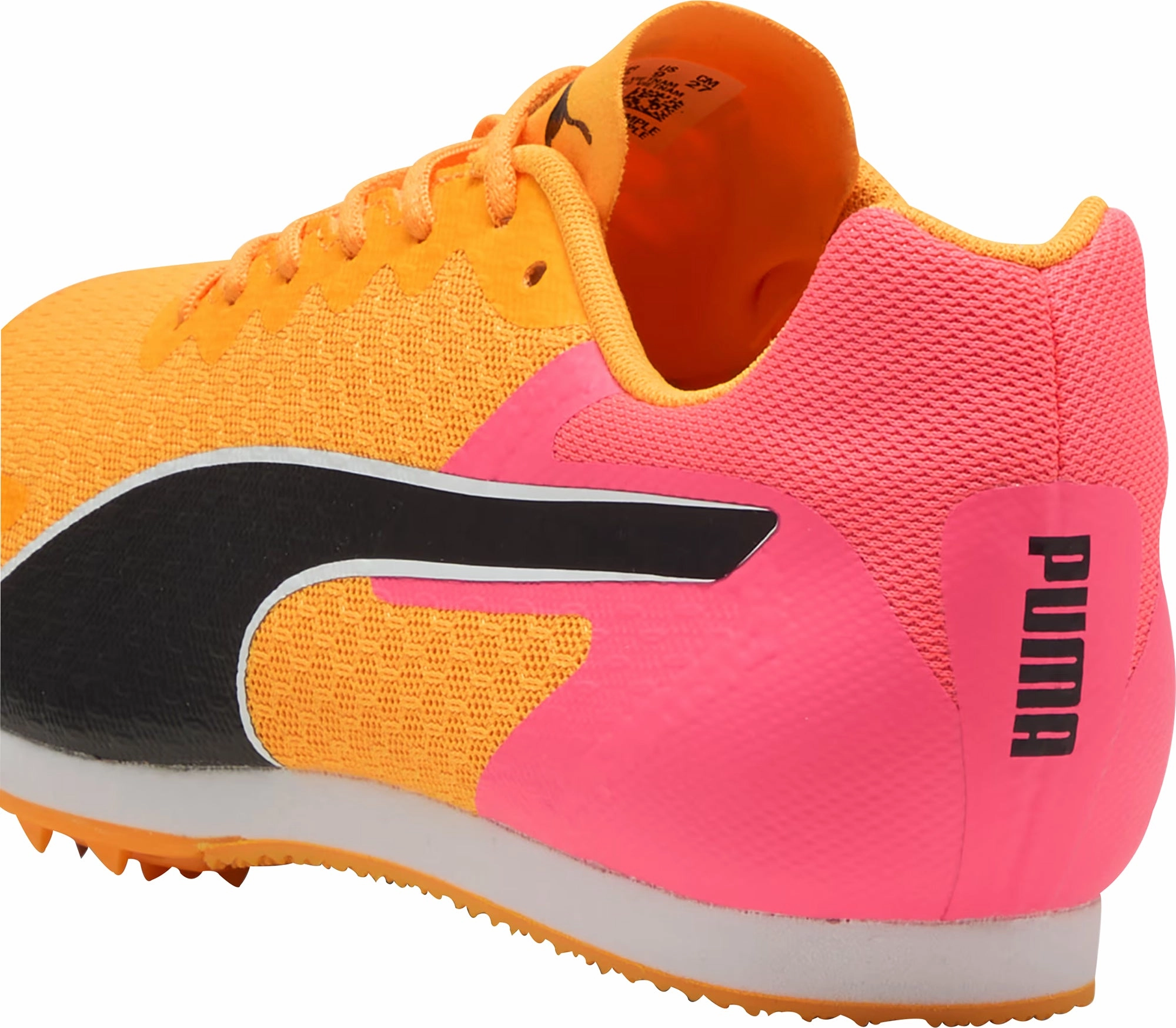Puma evoSpeed Star 9 Running Spikes - Orange Performance Fit Sneakers