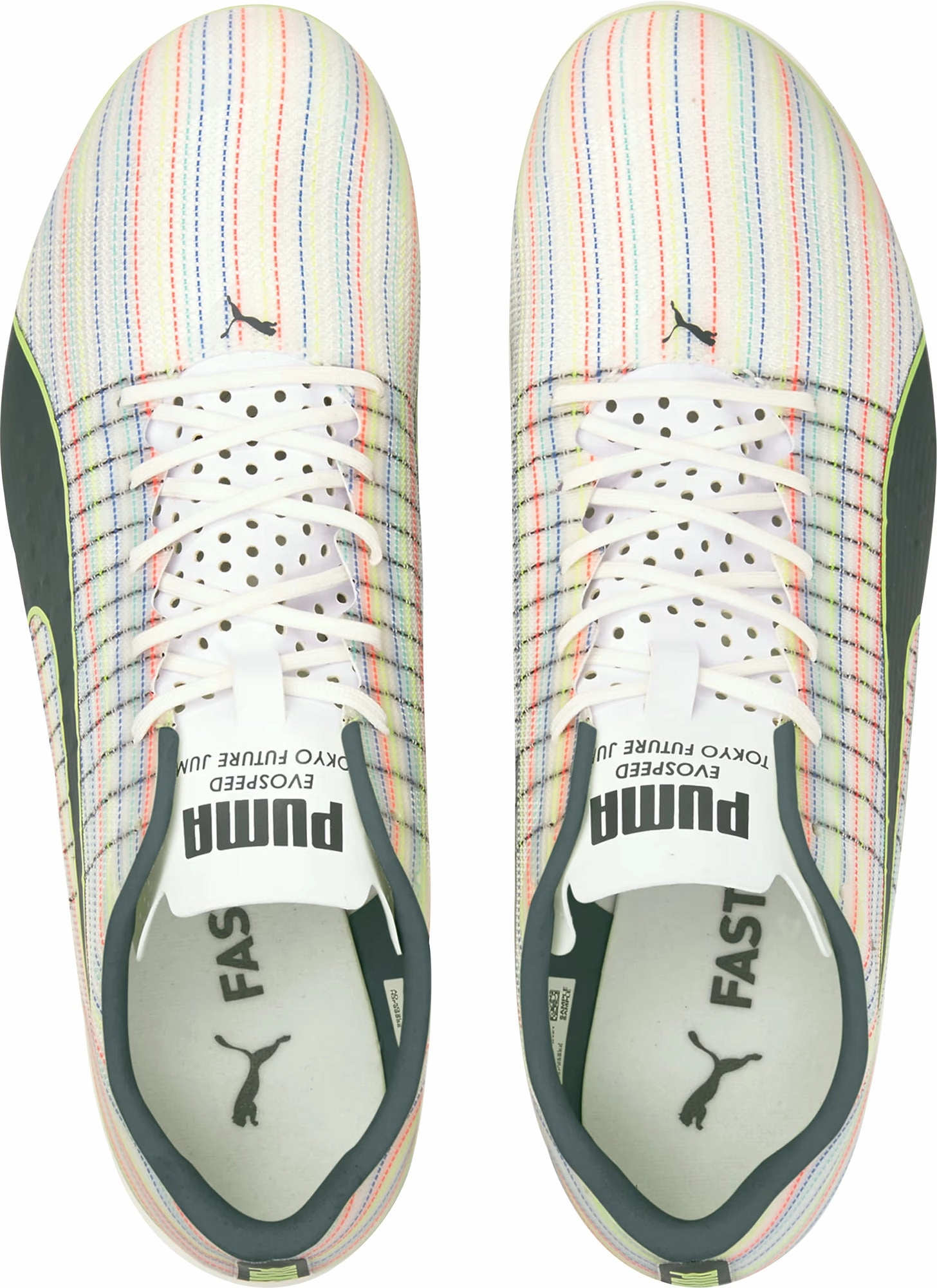 Puma evoSpeed Tokyo Future 3 Jump Field Event Spikes - White Bold Sneakers
