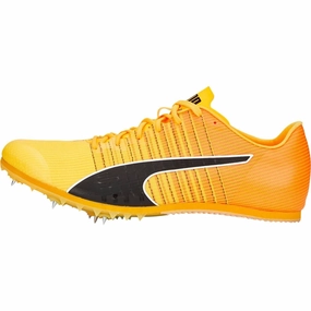 Puma evoSpeed Tokyo Future 4 Jump Field Event Spikes - Orange Puma athletic shoes for urban lifestyle