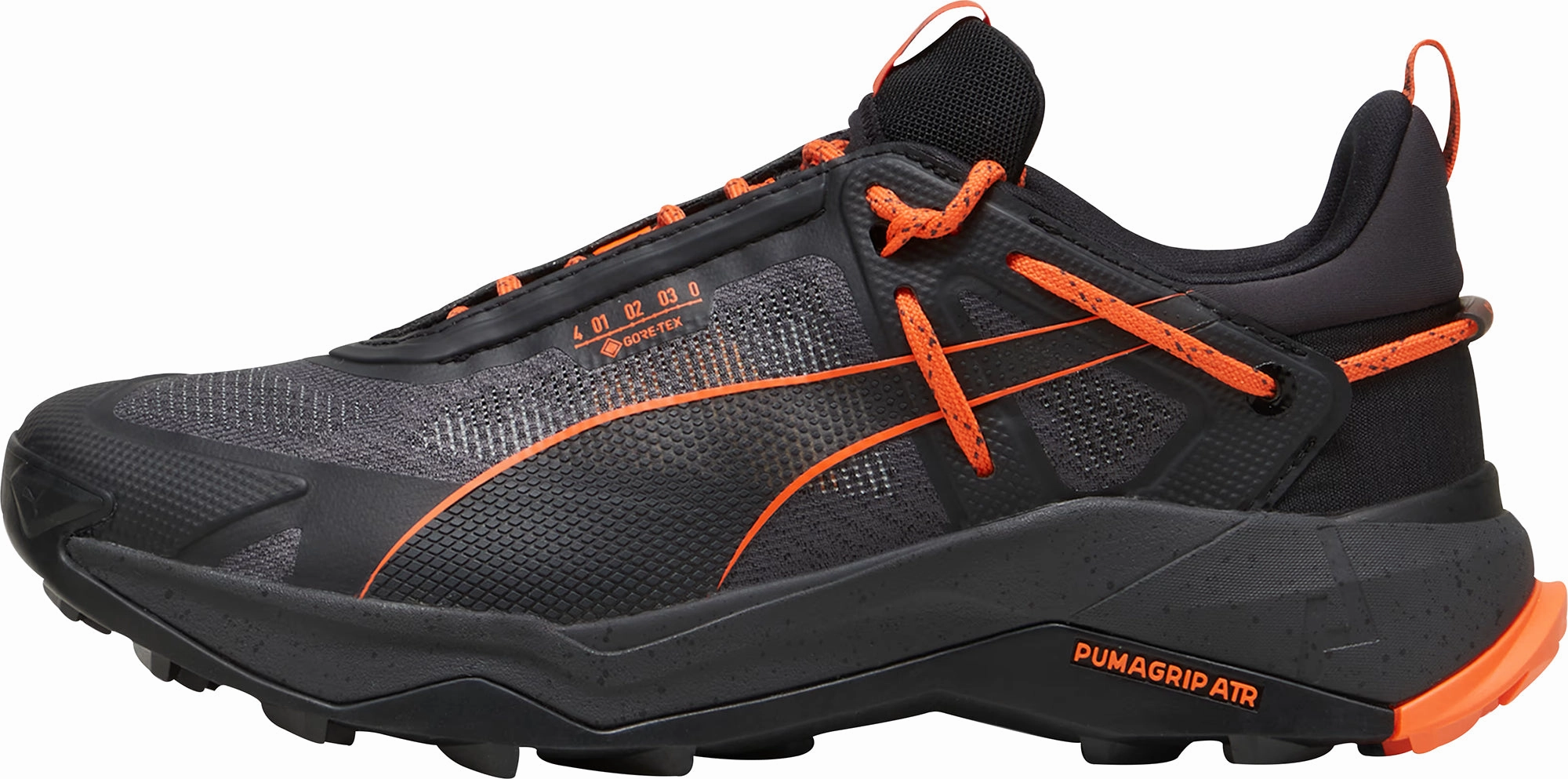 Puma Explore Nitro GORE-TEX Mens Walking Shoes - Black Puma sport shoes with bold branding