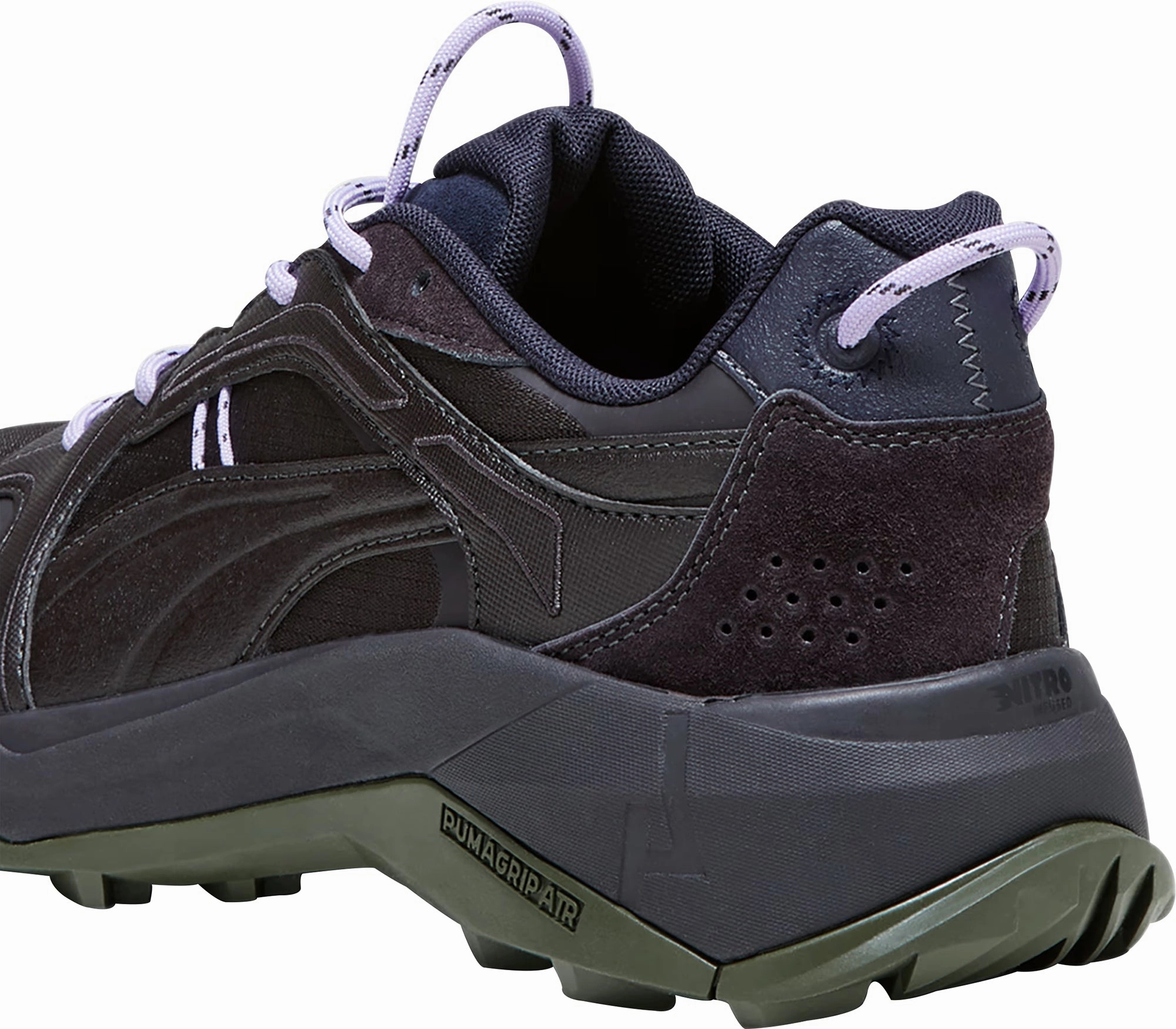 Puma Explore Nitro SPS Mens Walking Shoes - Black Bold Sneakers