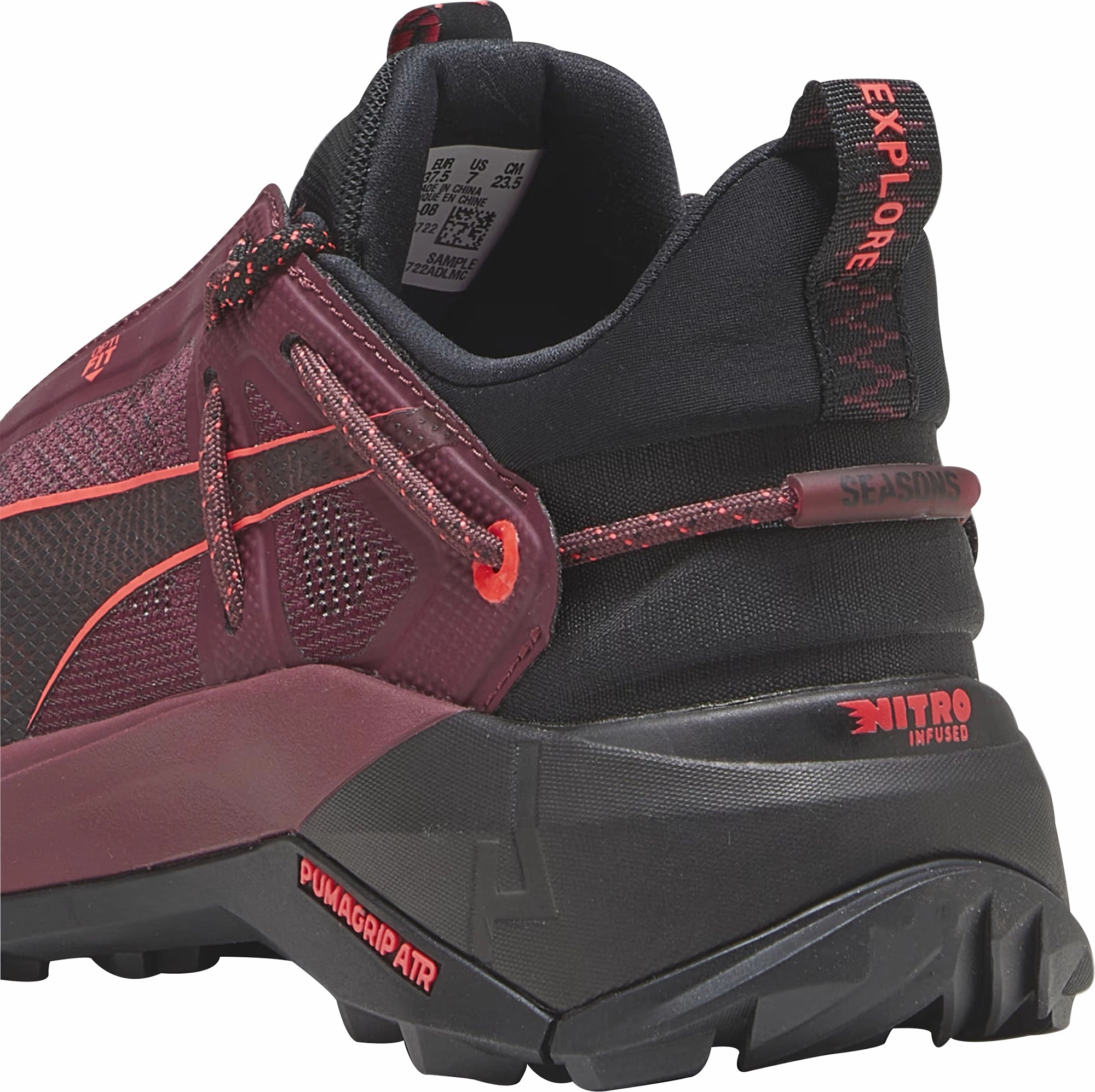 Puma Explore Nitro Womens Walking Shoes - Red Cozy Footwear