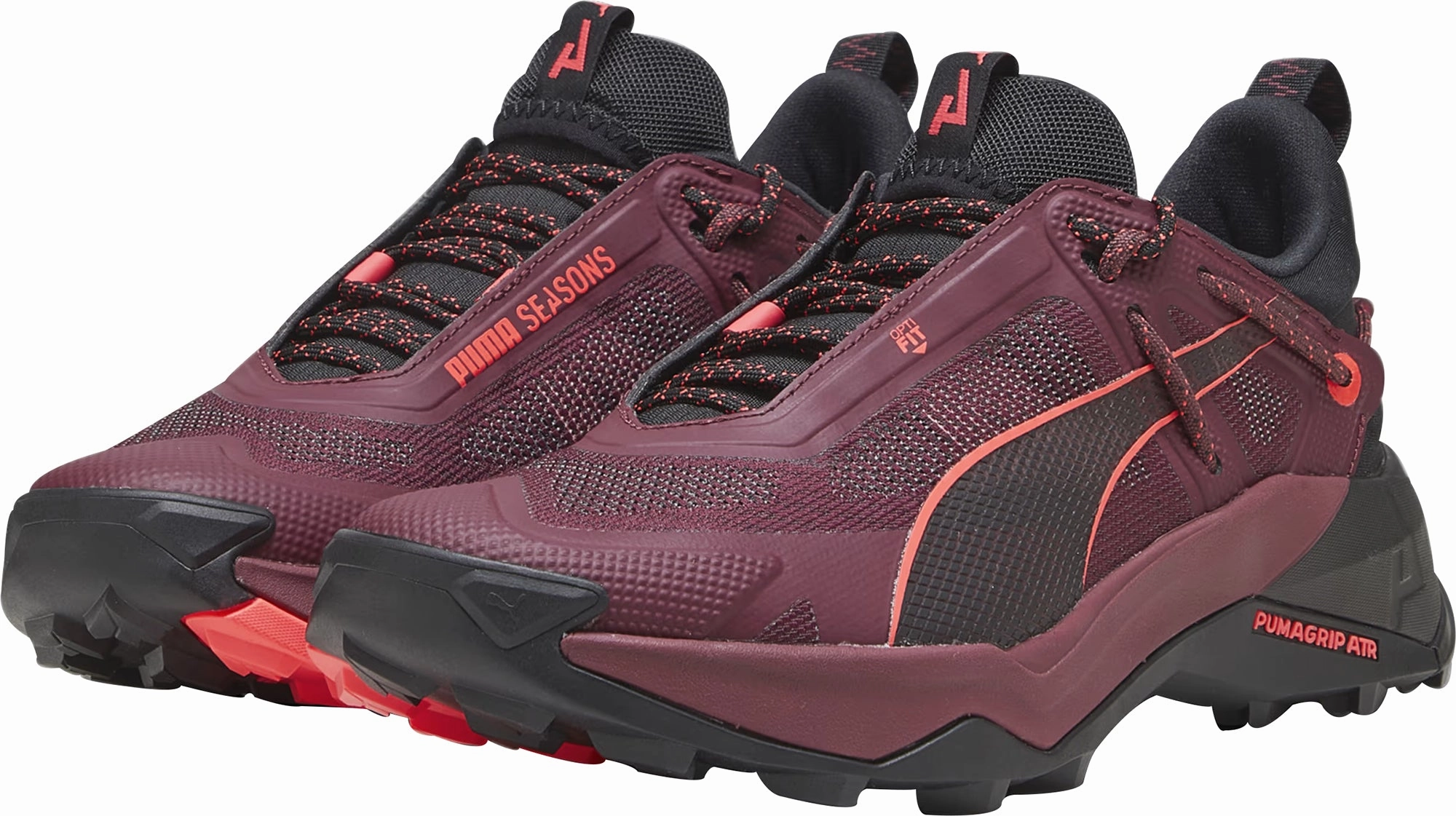 Puma Explore Nitro Womens Walking Shoes - Red Cozy Footwear