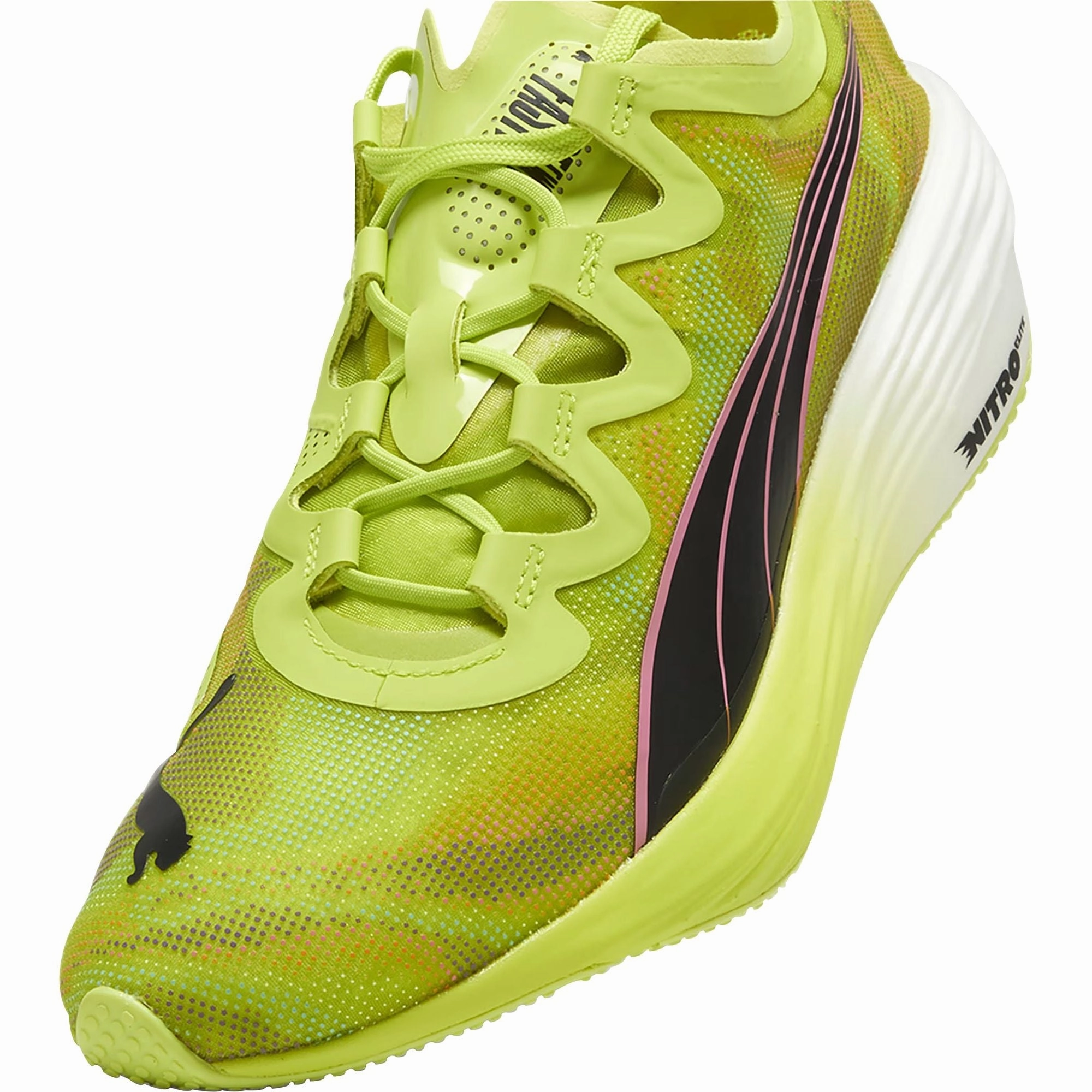 Puma Fast-FWD Nitro Elite Mens Running Shoes - Green Cozy Footwear