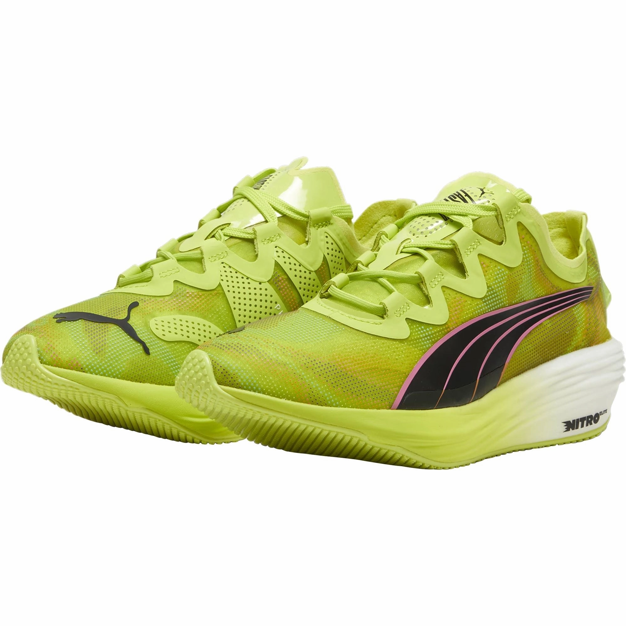 Puma Fast-FWD Nitro Elite Womens Running Shoes - Green Cozy Footwear