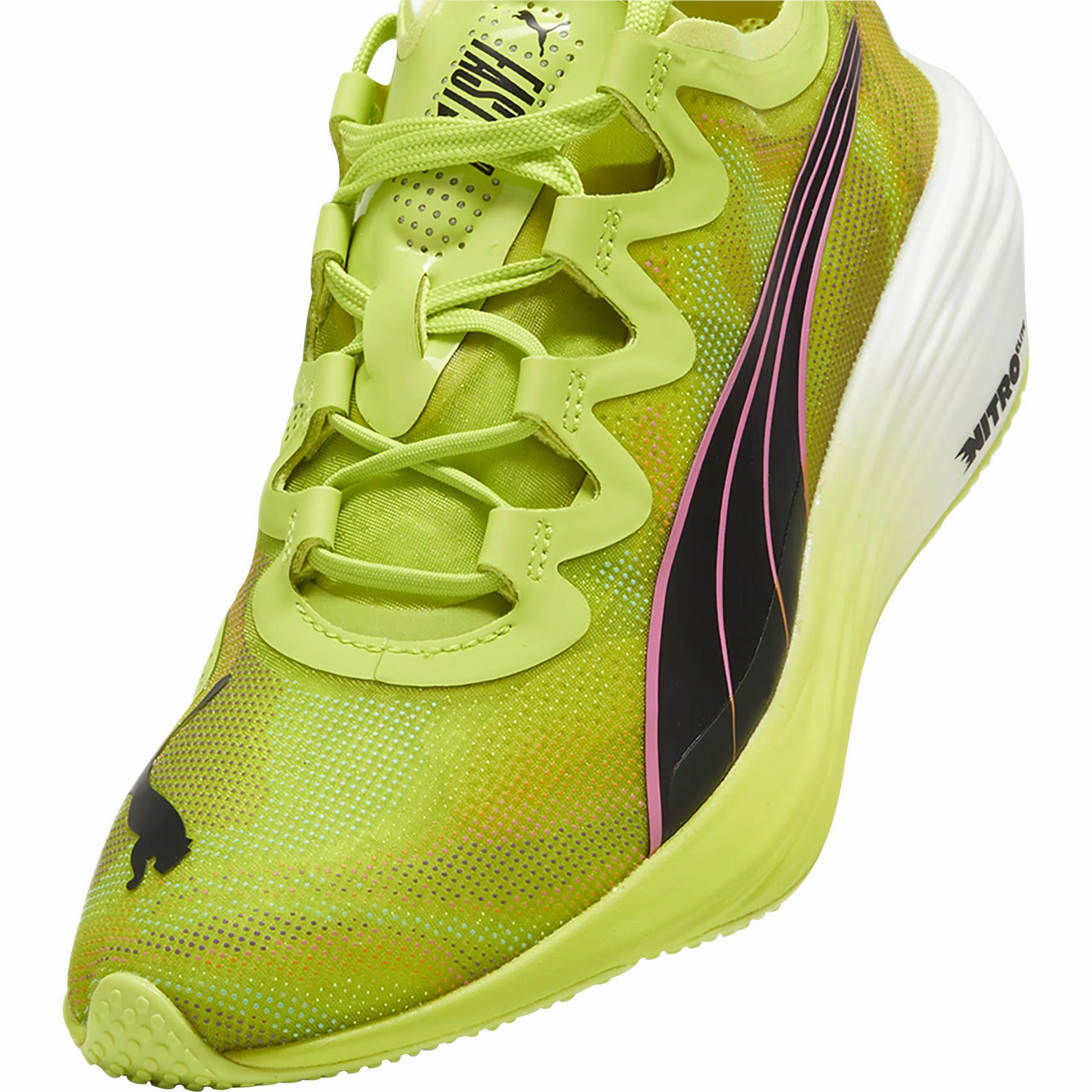 Puma Fast-FWD Nitro Elite Womens Running Shoes - Green Cozy Footwear
