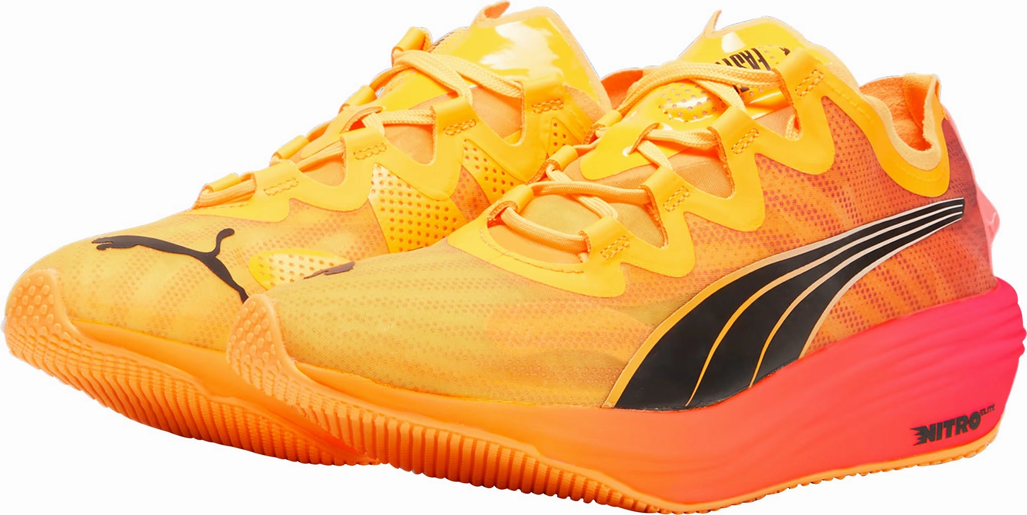 Puma Fast-FWD Nitro Elite Womens Running Shoes - Orange Bold Sneakers