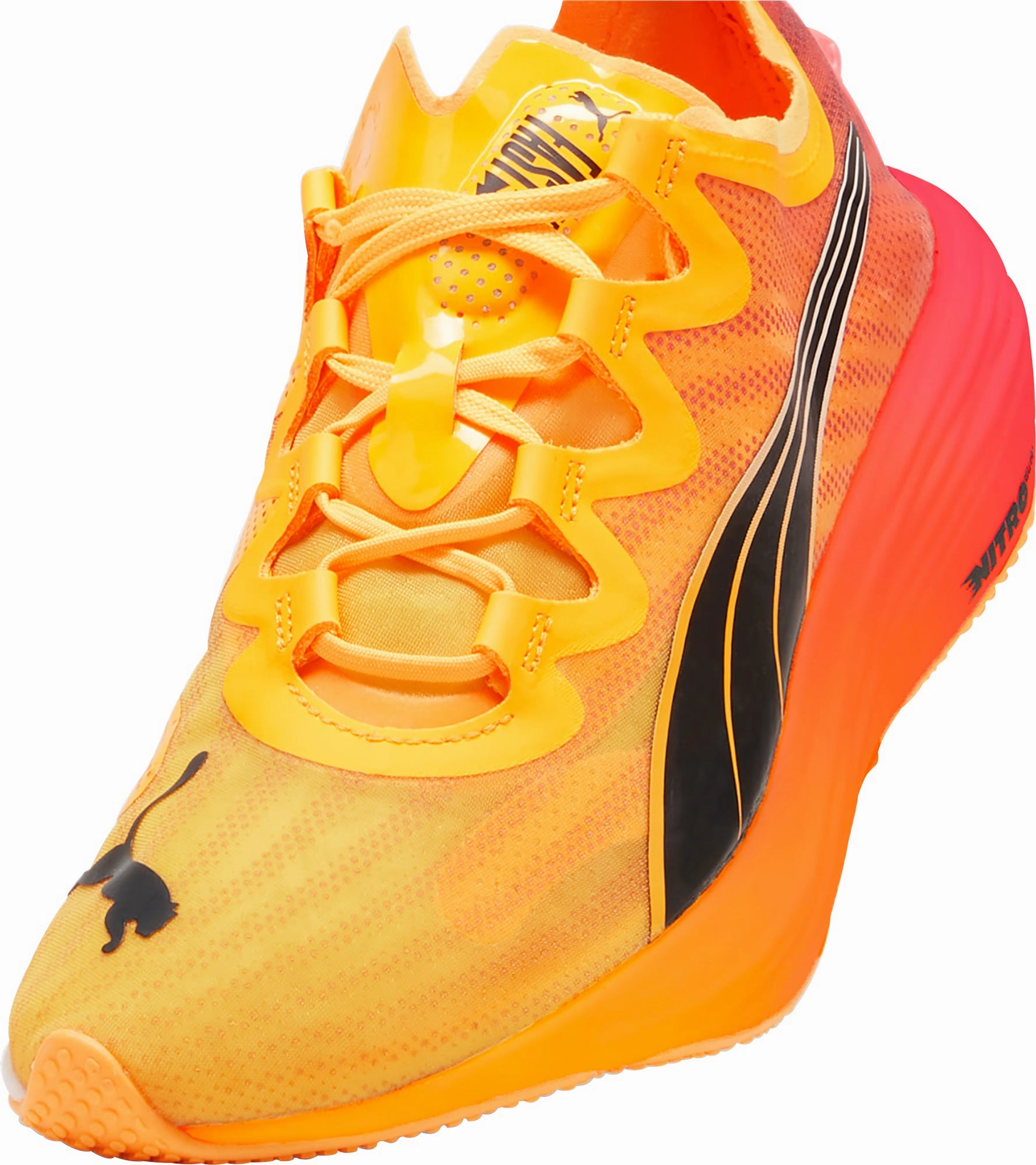 Puma Fast-FWD Nitro Elite Womens Running Shoes - Orange Bold Sneakers