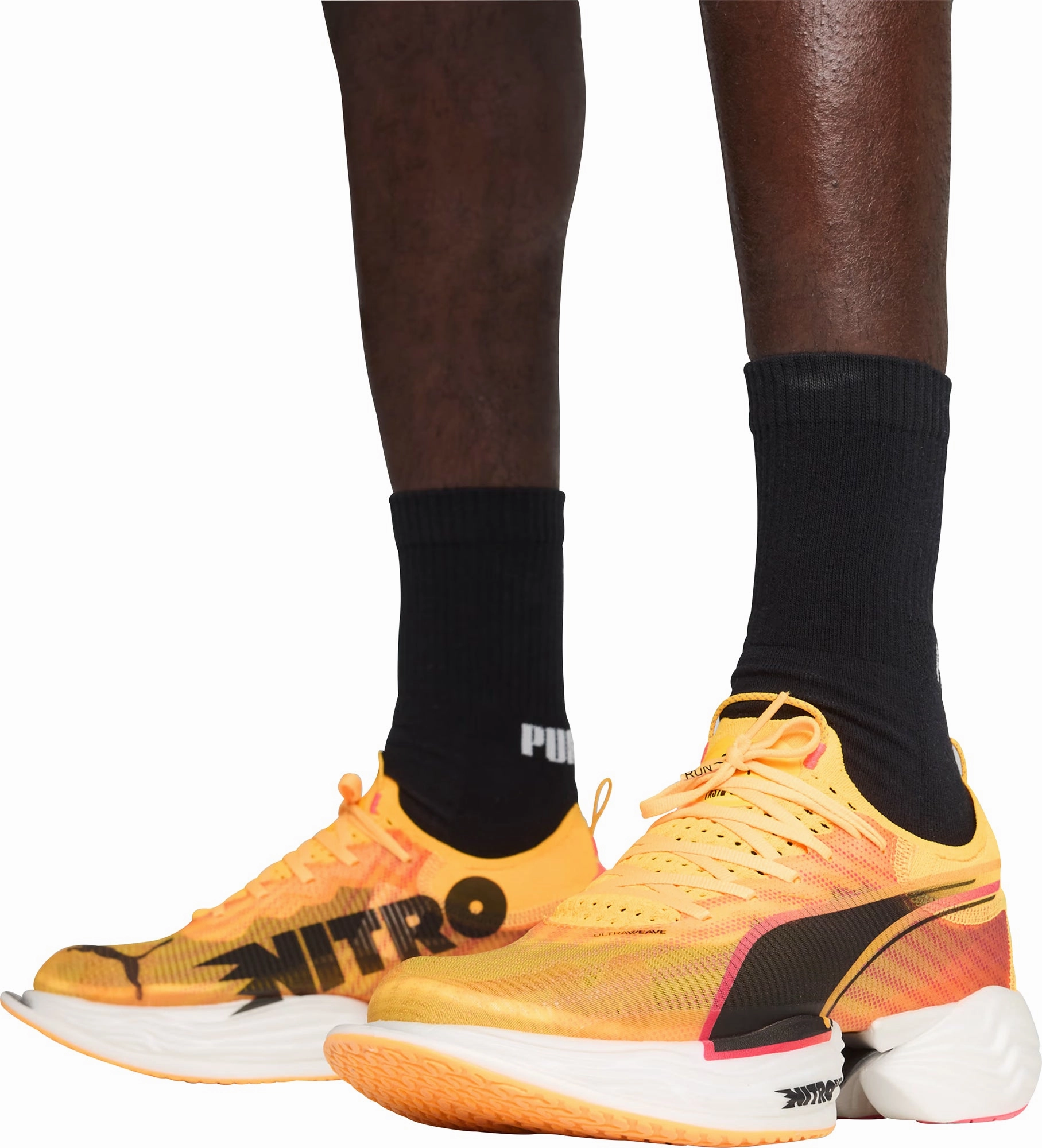 Puma Fast-R Nitro Elite 2 Mens Running Shoes - Orange Cozy Footwear