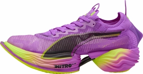 Puma Fast-R Nitro Elite 2 Mens Running Shoes - Purple Puma sport shoes with bold branding