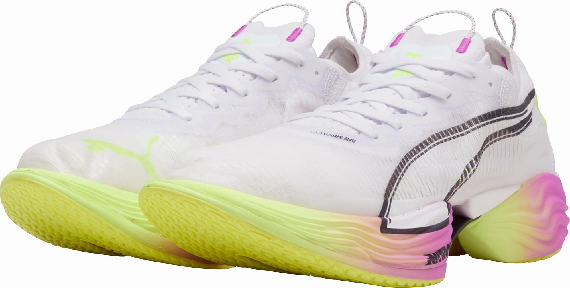 Puma Fast-R Nitro Elite 2 Mens Running Shoes - White Performance Fit Sneakers