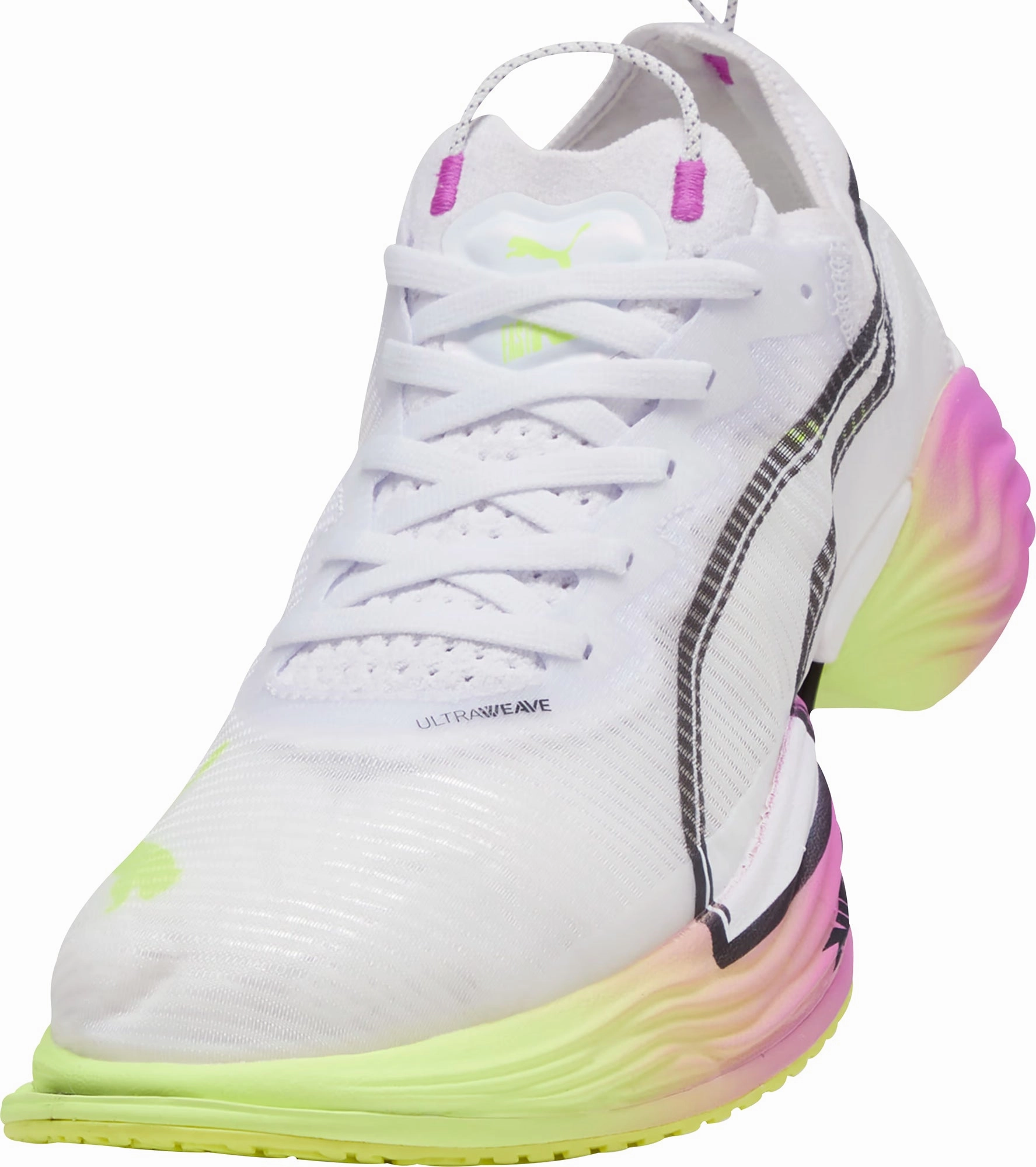 Puma Fast-R Nitro Elite 2 Mens Running Shoes - White Performance Fit Sneakers