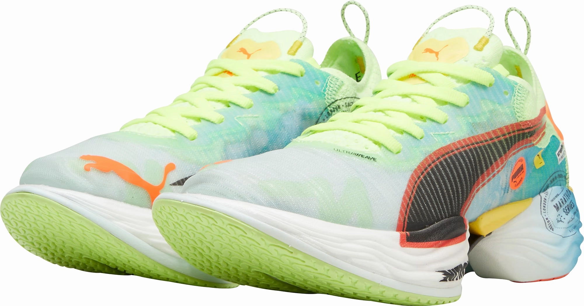 Puma Fast-R Nitro Elite 2 Womens Running Shoes - Green Cozy Footwear