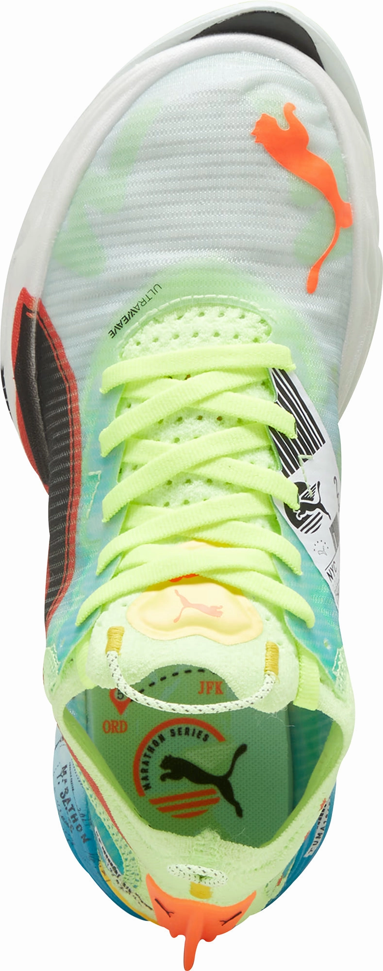 Puma Fast-R Nitro Elite 2 Womens Running Shoes - Green Cozy Footwear