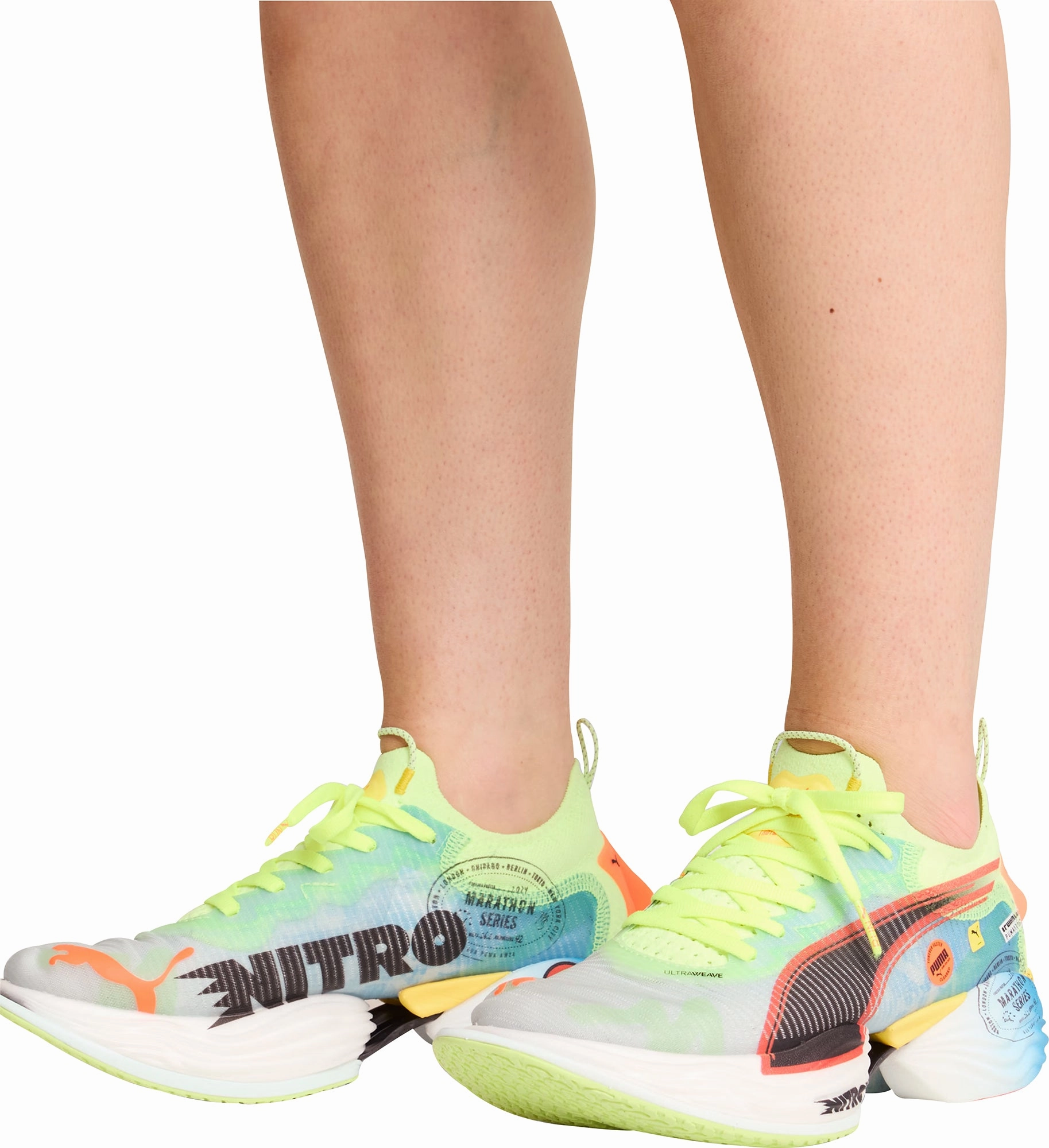 Puma Fast-R Nitro Elite 2 Womens Running Shoes - Green Cozy Footwear