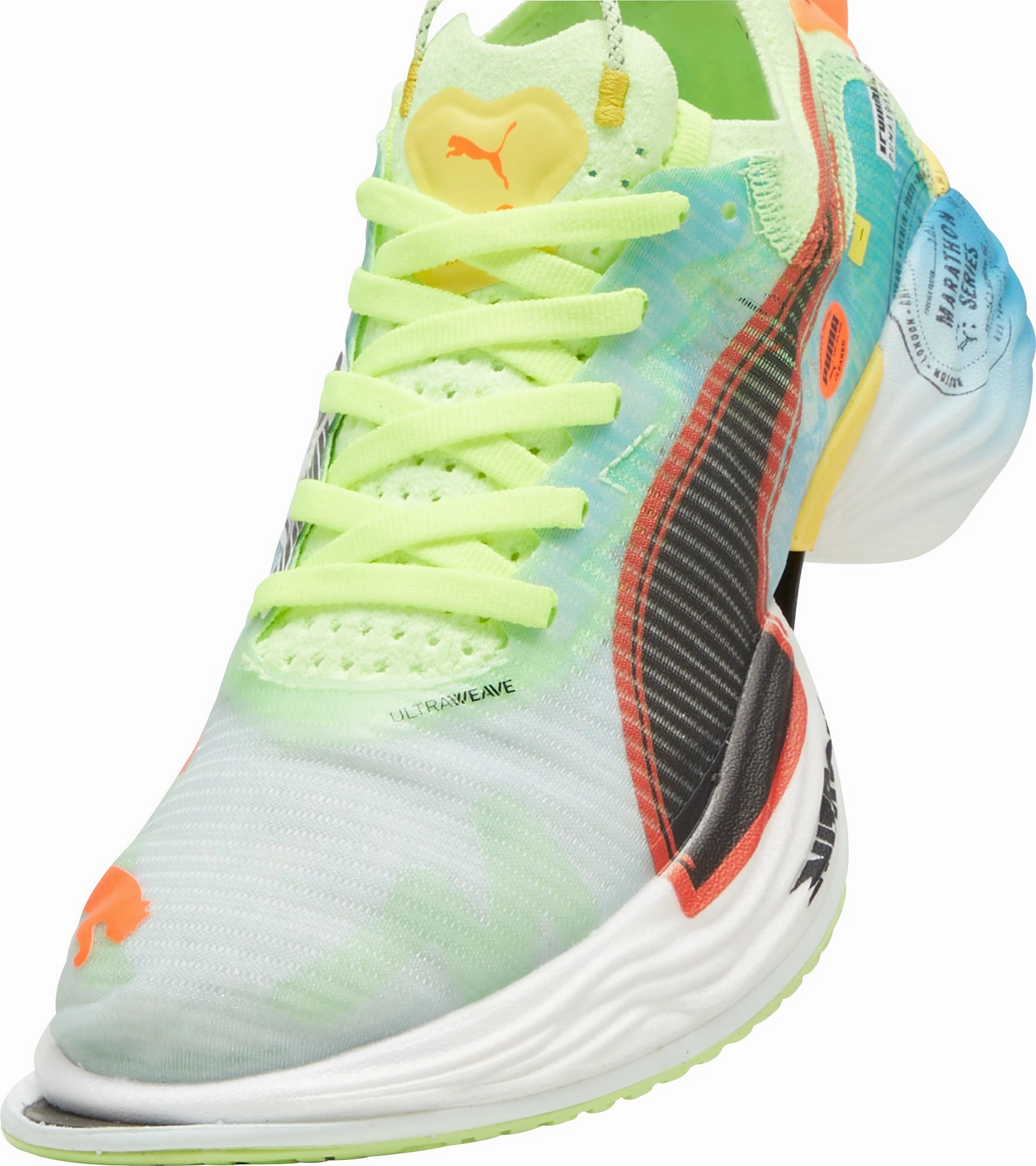 Puma Fast-R Nitro Elite 2 Womens Running Shoes - Green Cozy Footwear