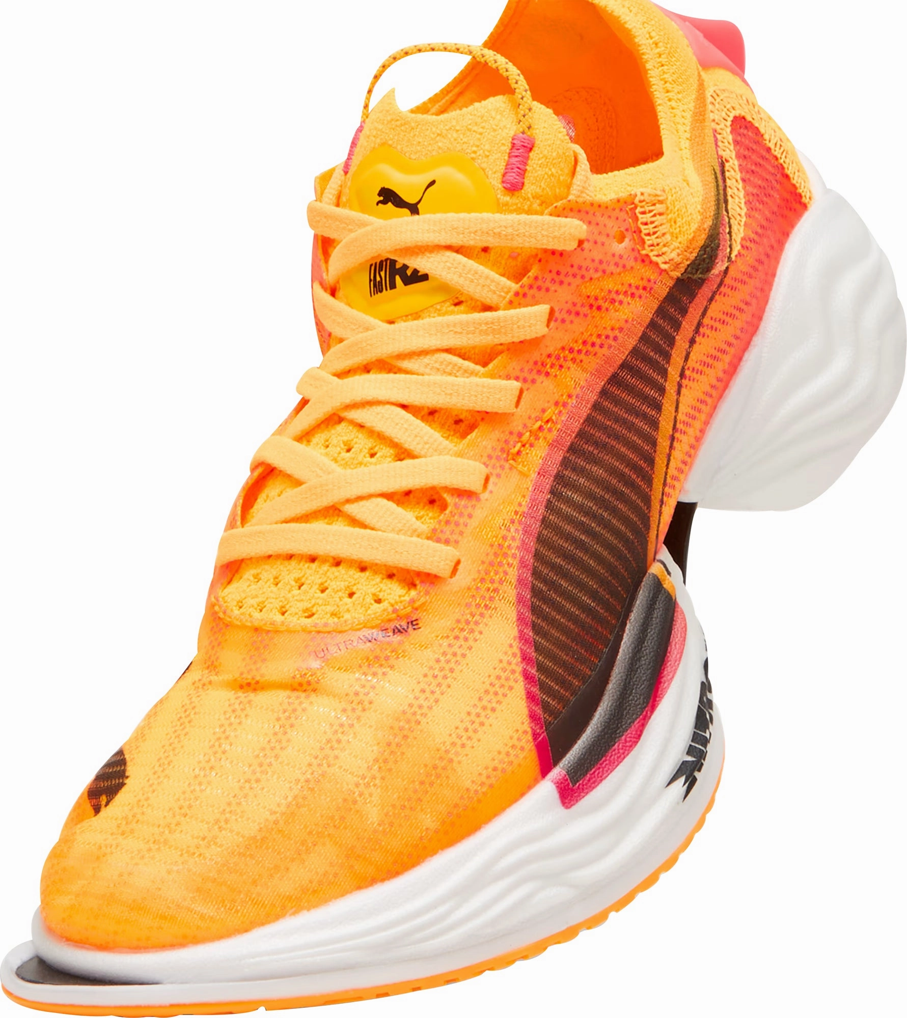 Puma Fast-R Nitro Elite 2 Womens Running Shoes - Orange Cozy Footwear
