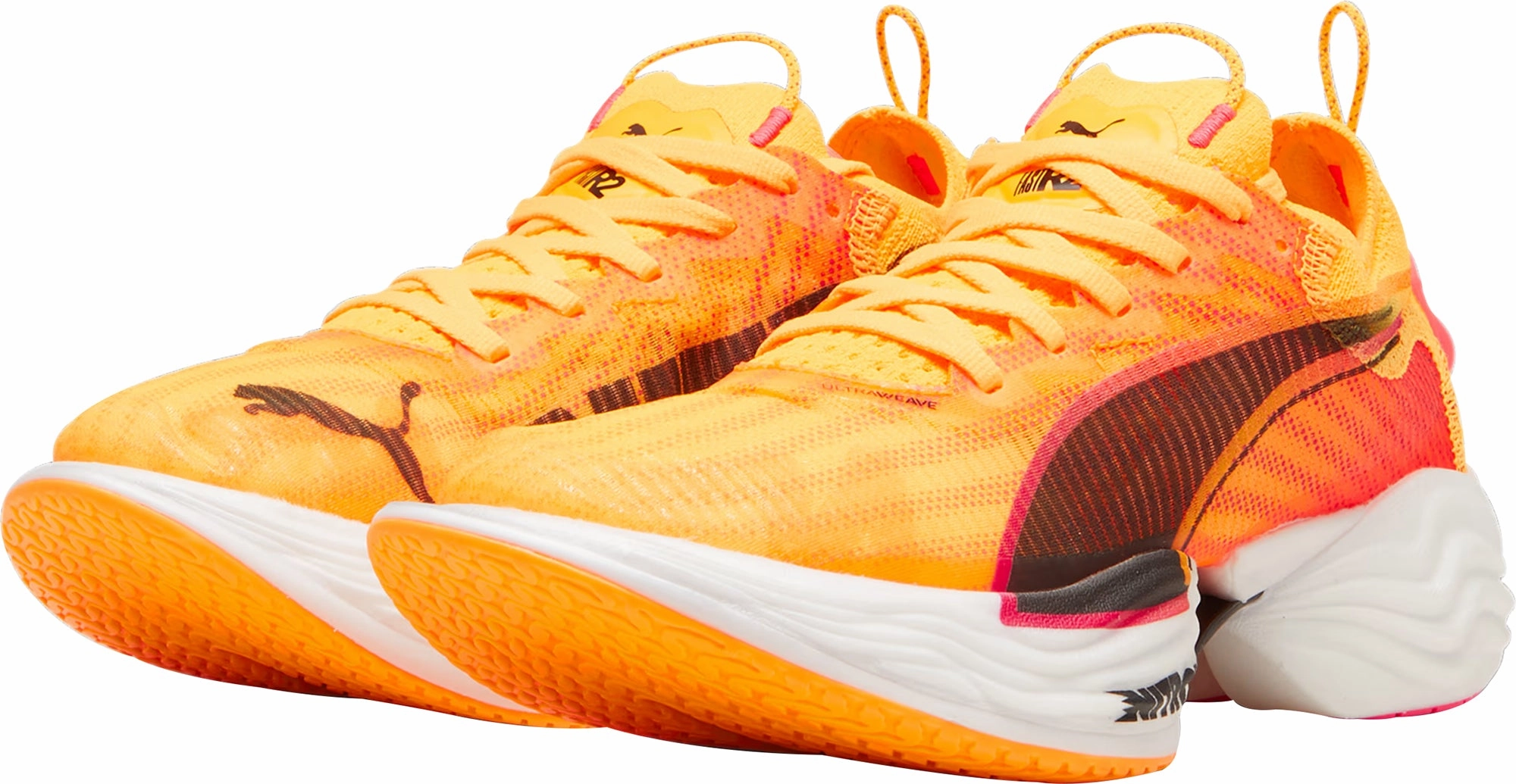 Puma Fast-R Nitro Elite 2 Womens Running Shoes - Orange Cozy Footwear
