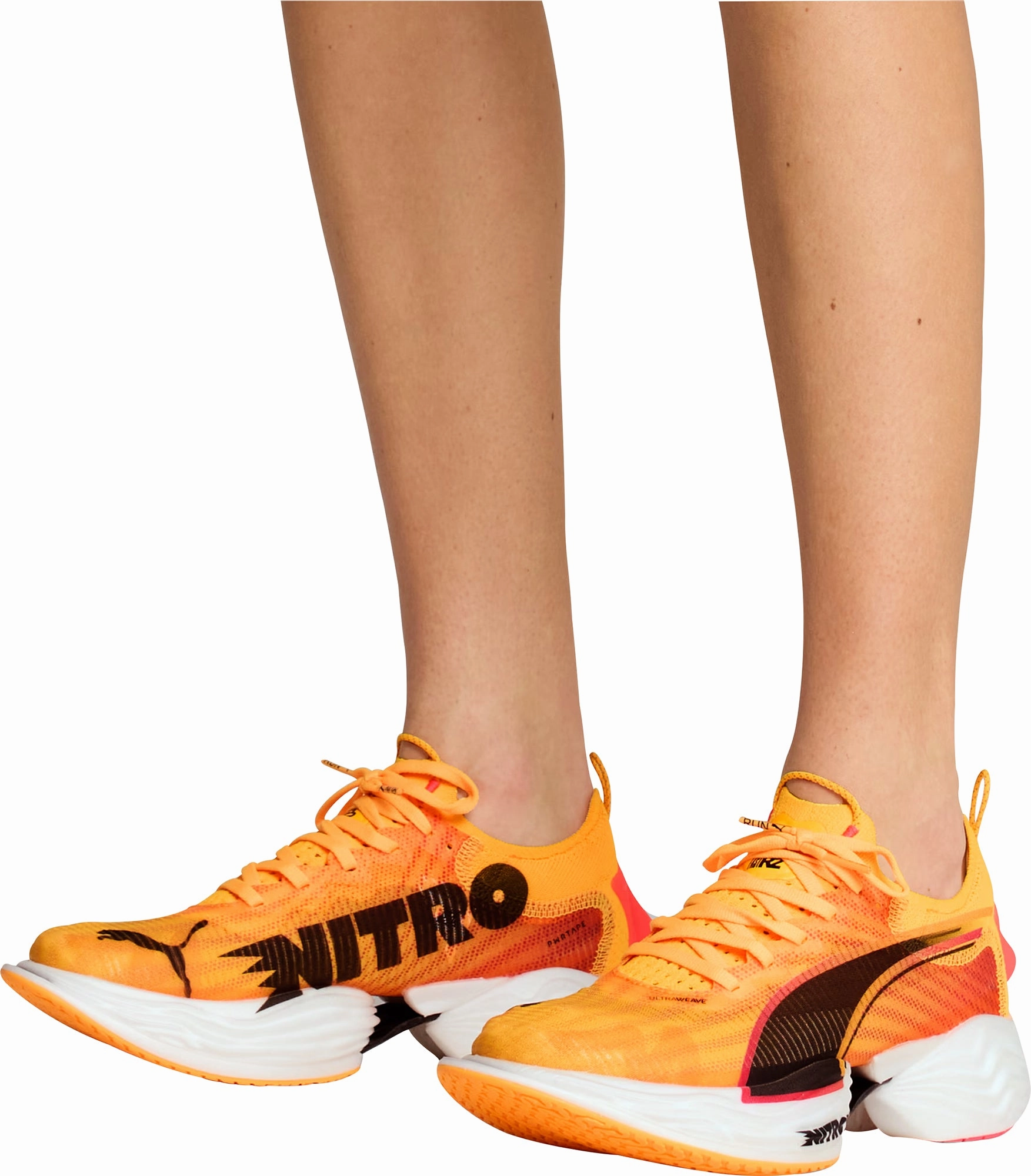 Puma Fast-R Nitro Elite 2 Womens Running Shoes - Orange Cozy Footwear