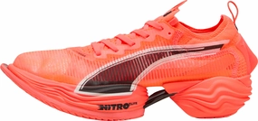 Puma Fast-R Nitro Elite 2 Womens Running Shoes - Red Puma sport shoes with bold branding
