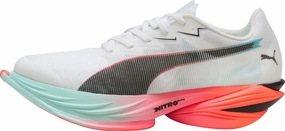 Puma Fast-R Nitro Elite 3 Mens Running Shoes - White Puma sport shoes with bold branding