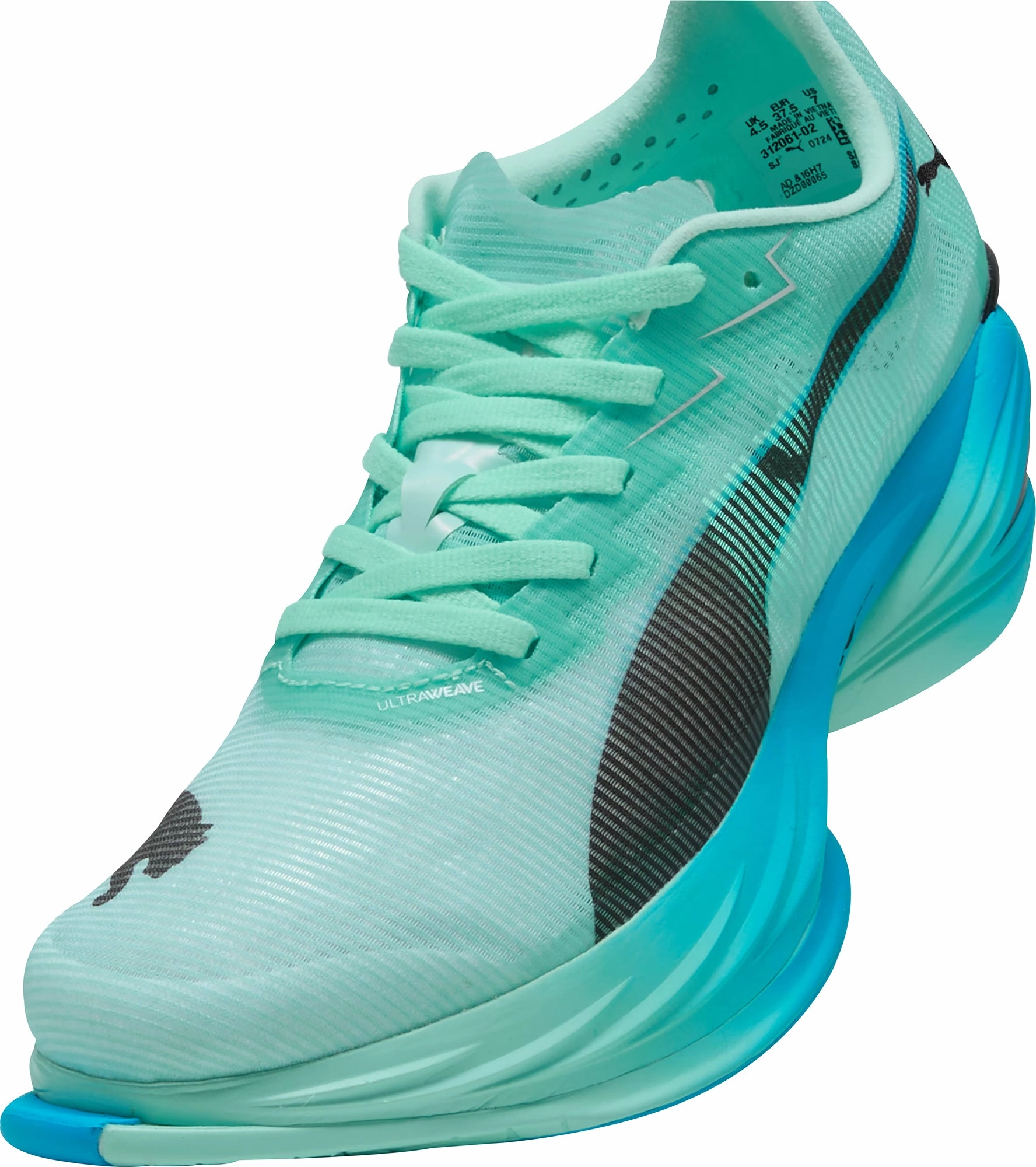 Puma Fast-R Nitro Elite 3 Womens Running Shoes - Green Cozy Footwear
