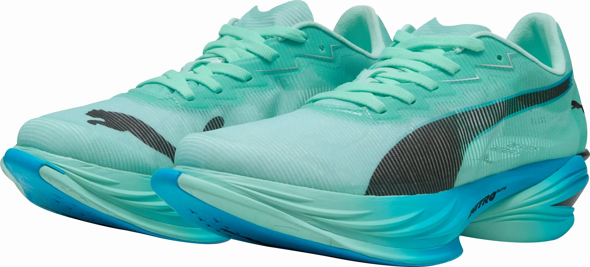 Puma Fast-R Nitro Elite 3 Womens Running Shoes - Green Performance Fit Sneakers