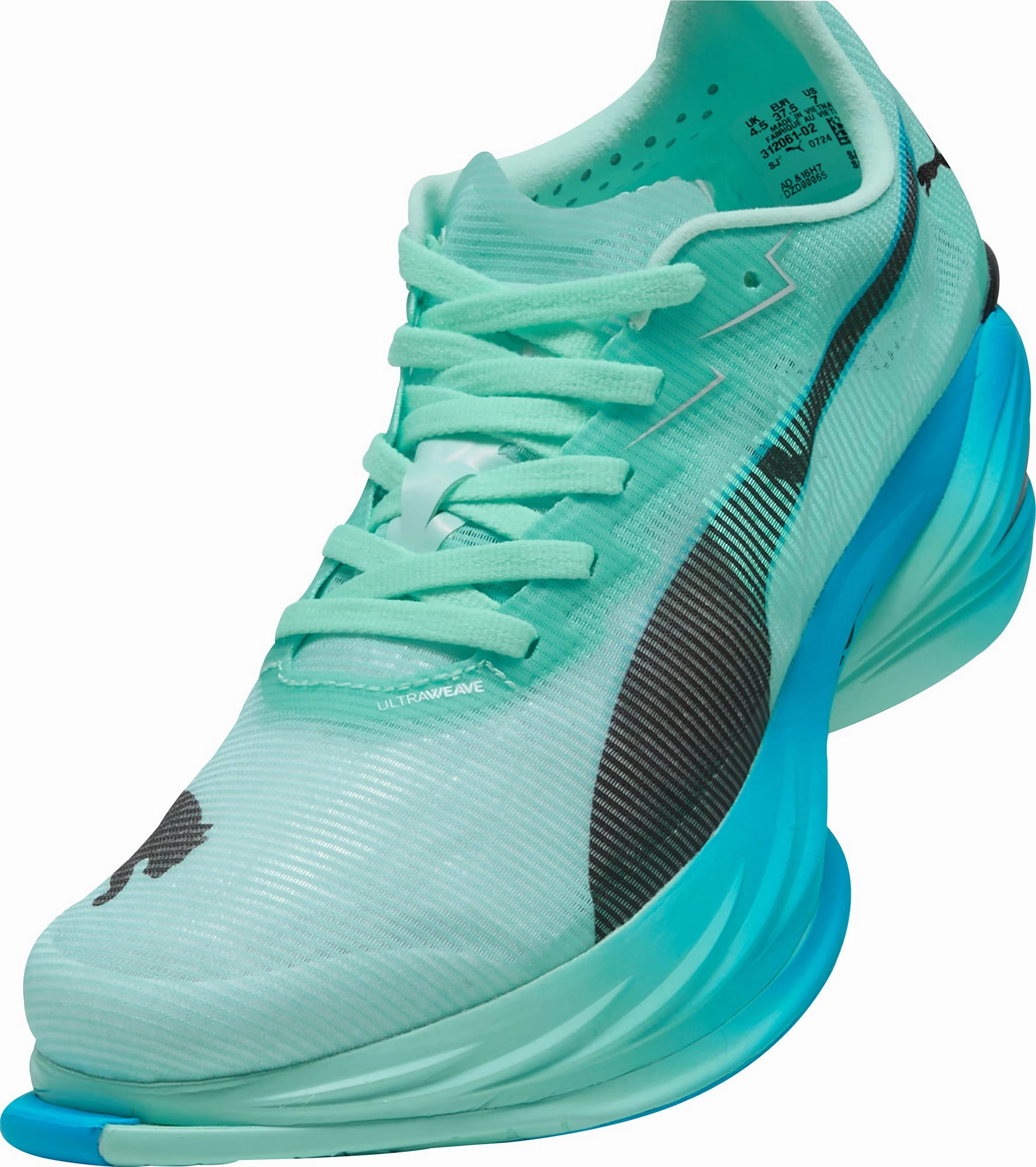Puma Fast-R Nitro Elite 3 Womens Running Shoes - Green Performance Fit Sneakers