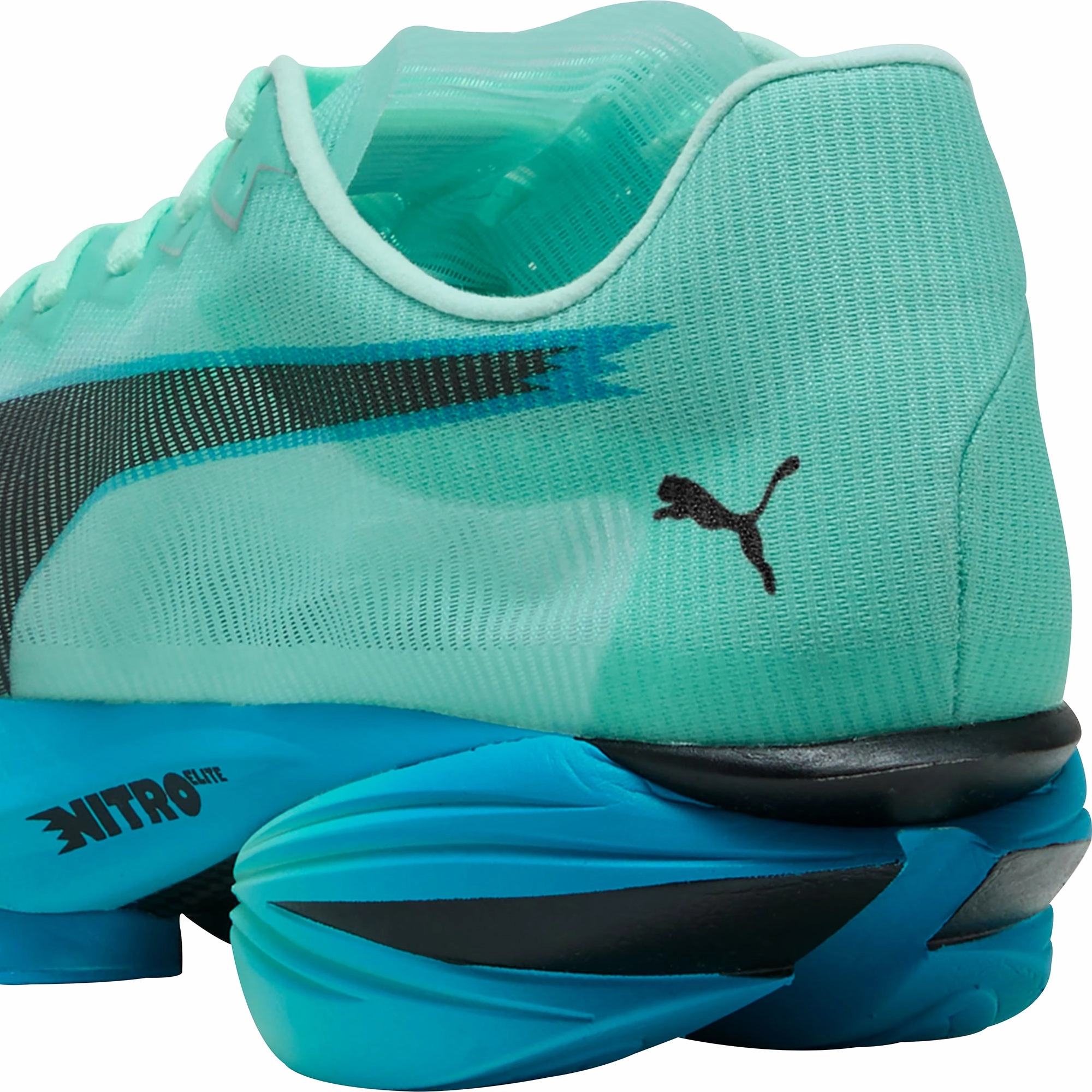 Puma Fast-R Nitro Elite 3 Womens Running Shoes - Green Performance Fit Sneakers