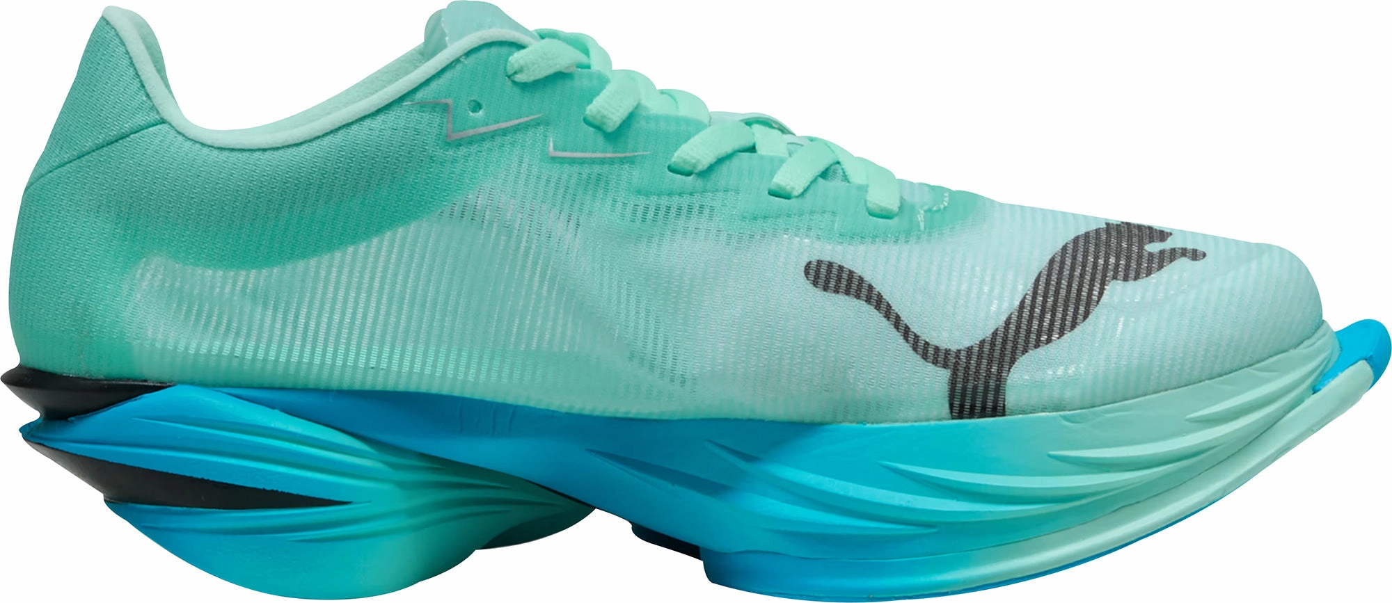 Puma Fast-R Nitro Elite 3 Womens Running Shoes - Green Performance Fit Sneakers