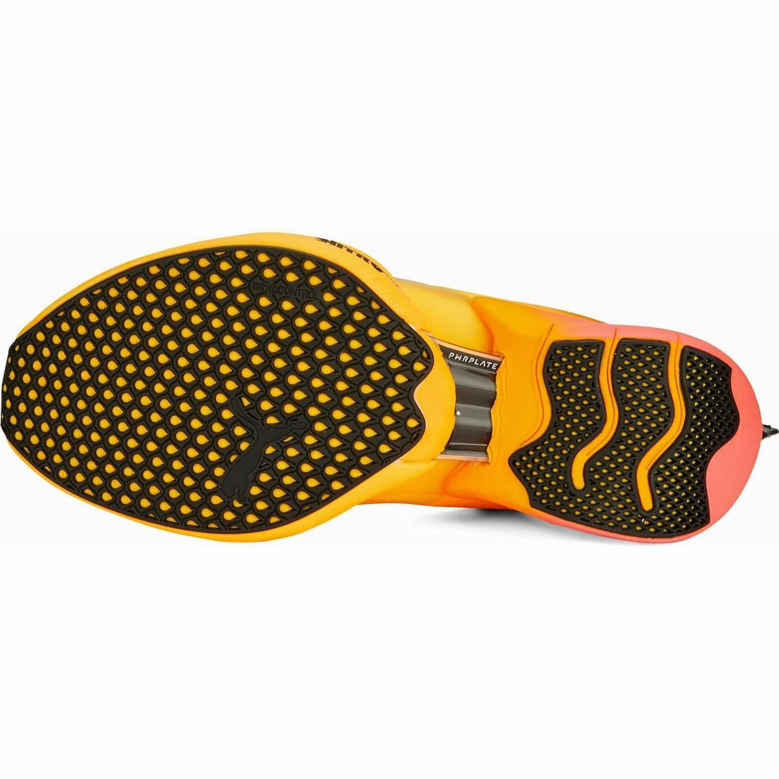 Puma Fast-R Nitro Elite Fireglow Mens Running Shoes - Yellow Bold Sneakers