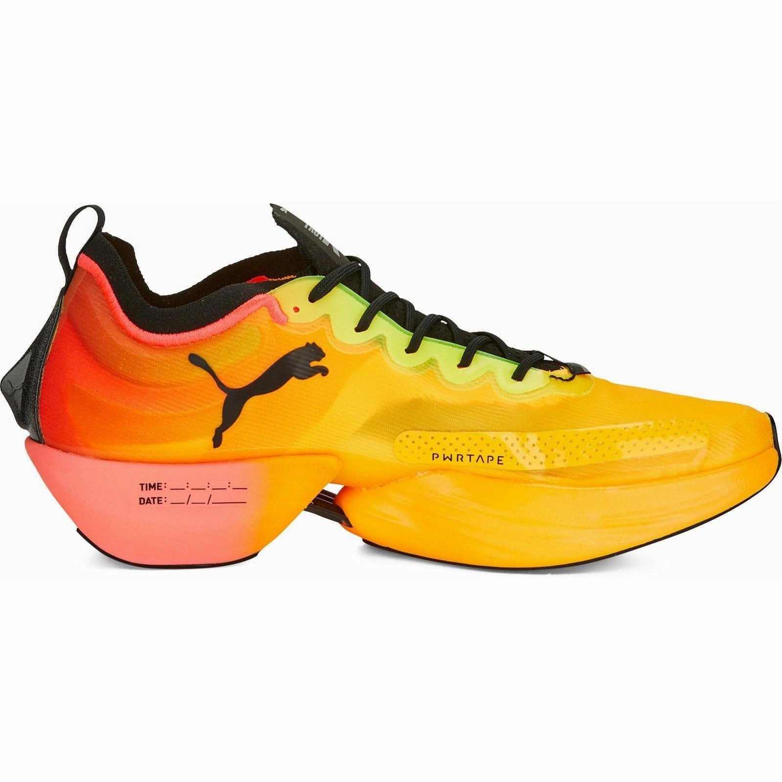 Puma Fast-R Nitro Elite Fireglow Mens Running Shoes - Yellow Bold Sneakers