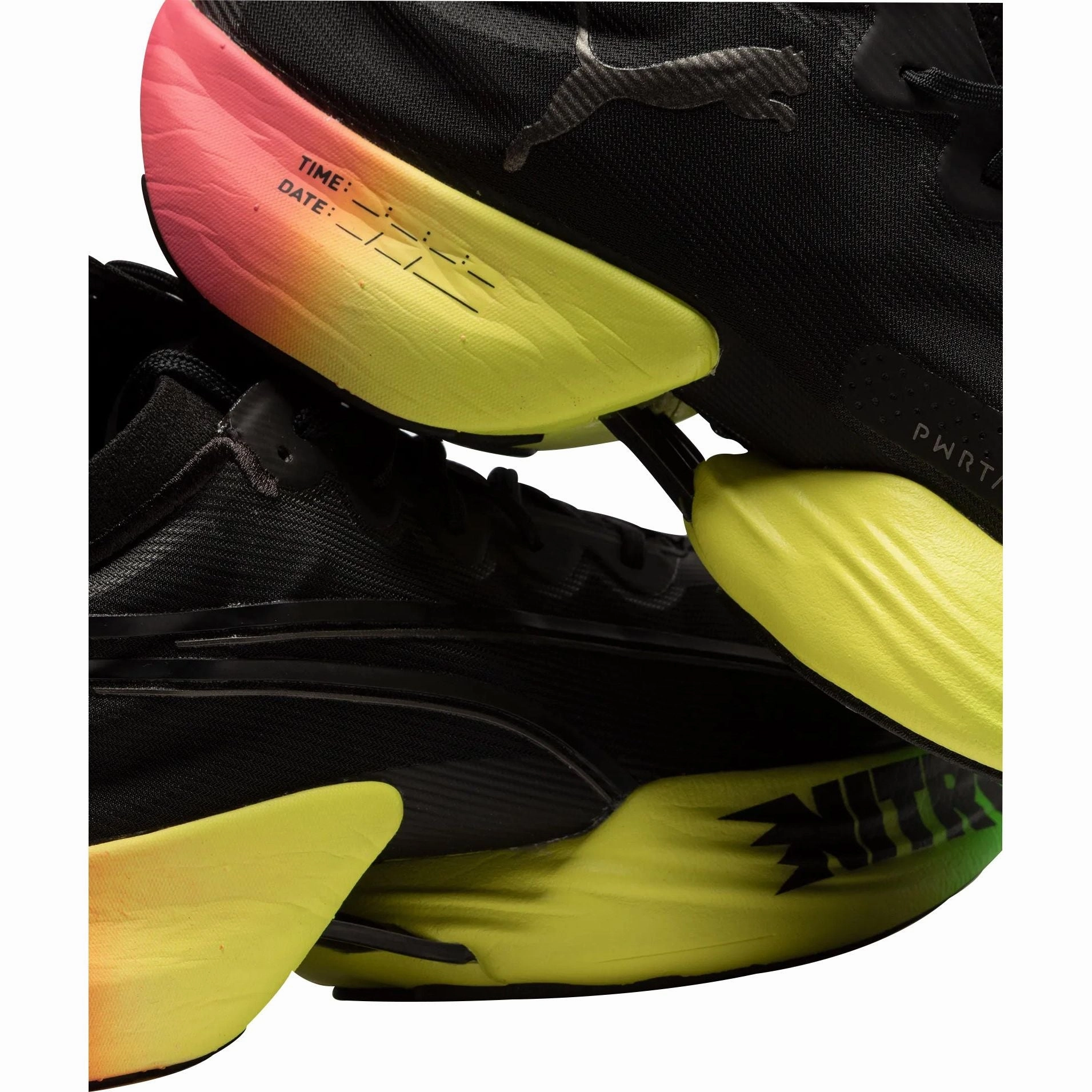 Puma Fast-R Nitro Elite Mens Running Shoes - Black Cozy Footwear