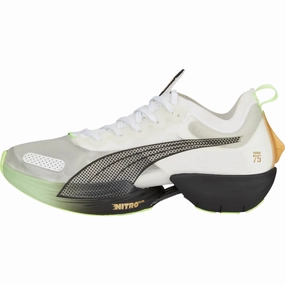 Puma Fast-R Nitro Elite Mens Running Shoes - White Puma sport shoes with bold branding