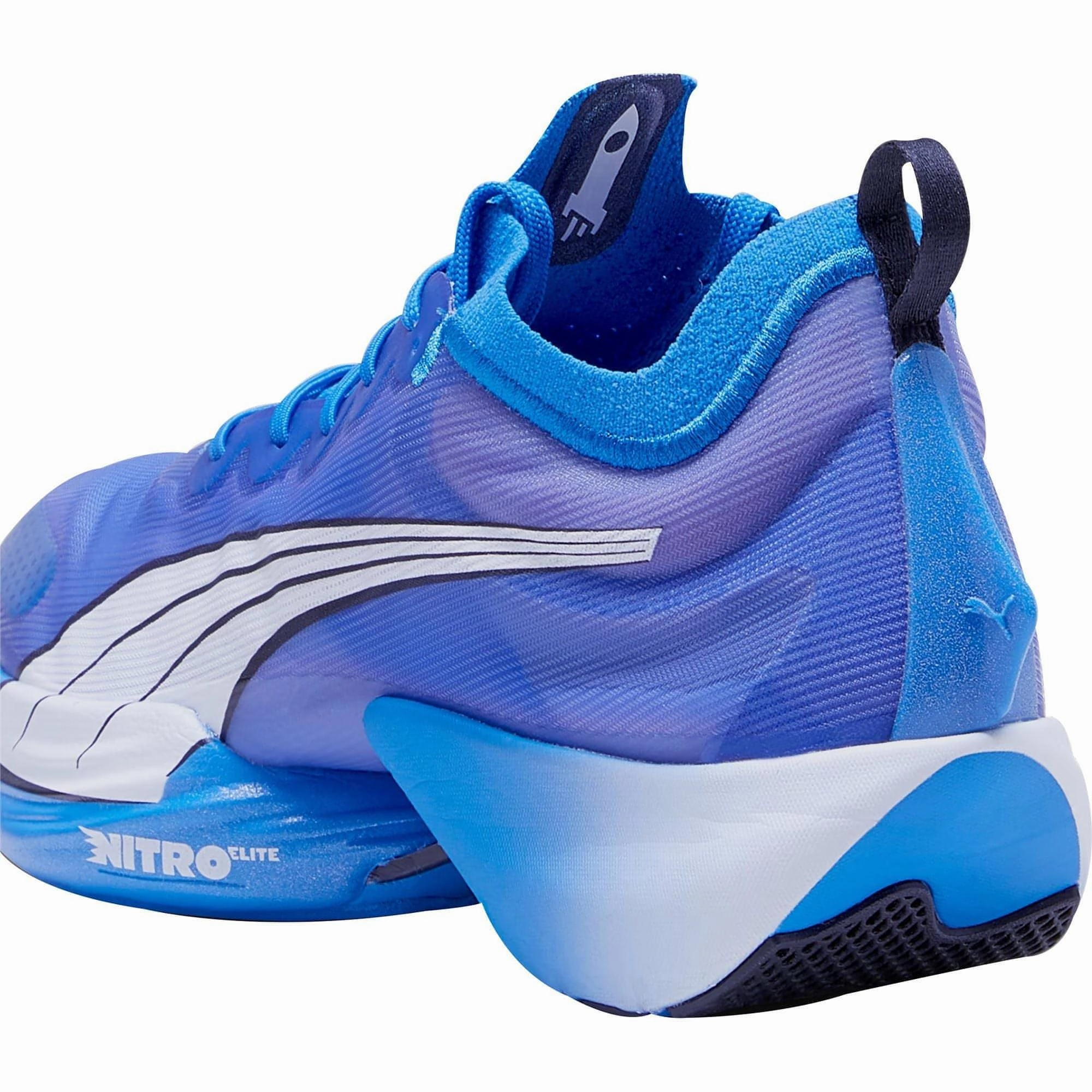 Puma Fast-R Nitro Elite Womens Running Shoes - Blue Cozy Footwear