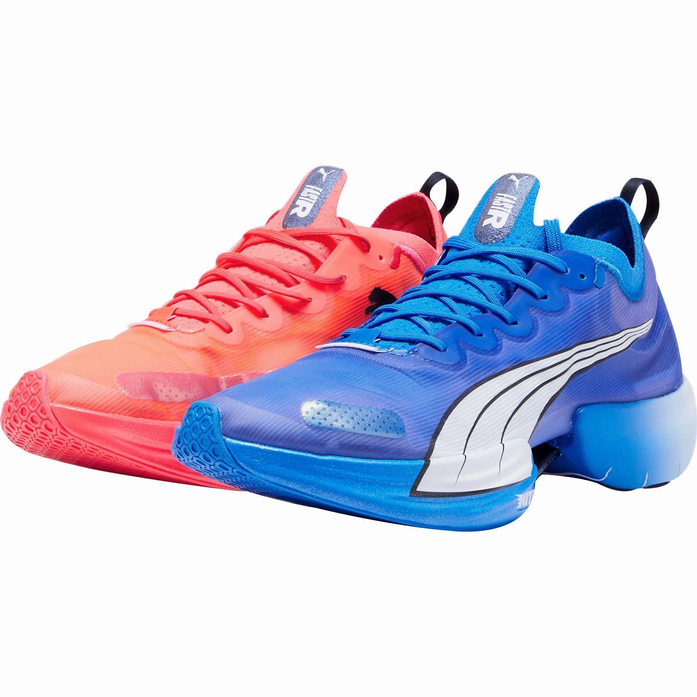 Puma Fast-R Nitro Elite Womens Running Shoes - Blue Cozy Footwear