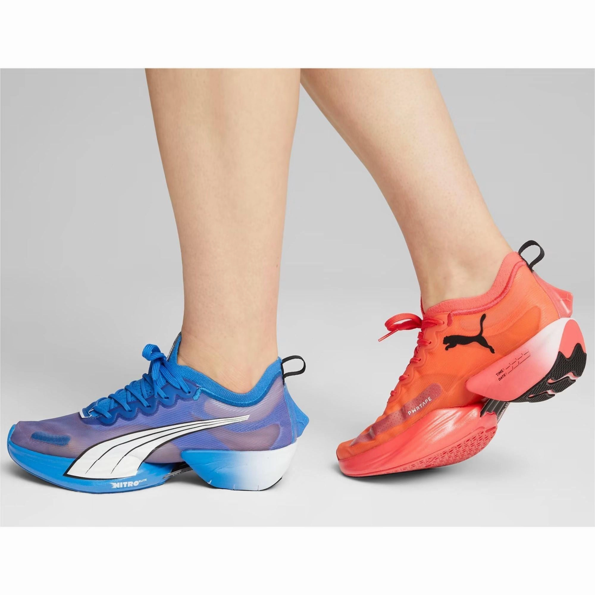 Puma Fast-R Nitro Elite Womens Running Shoes - Blue Cozy Footwear