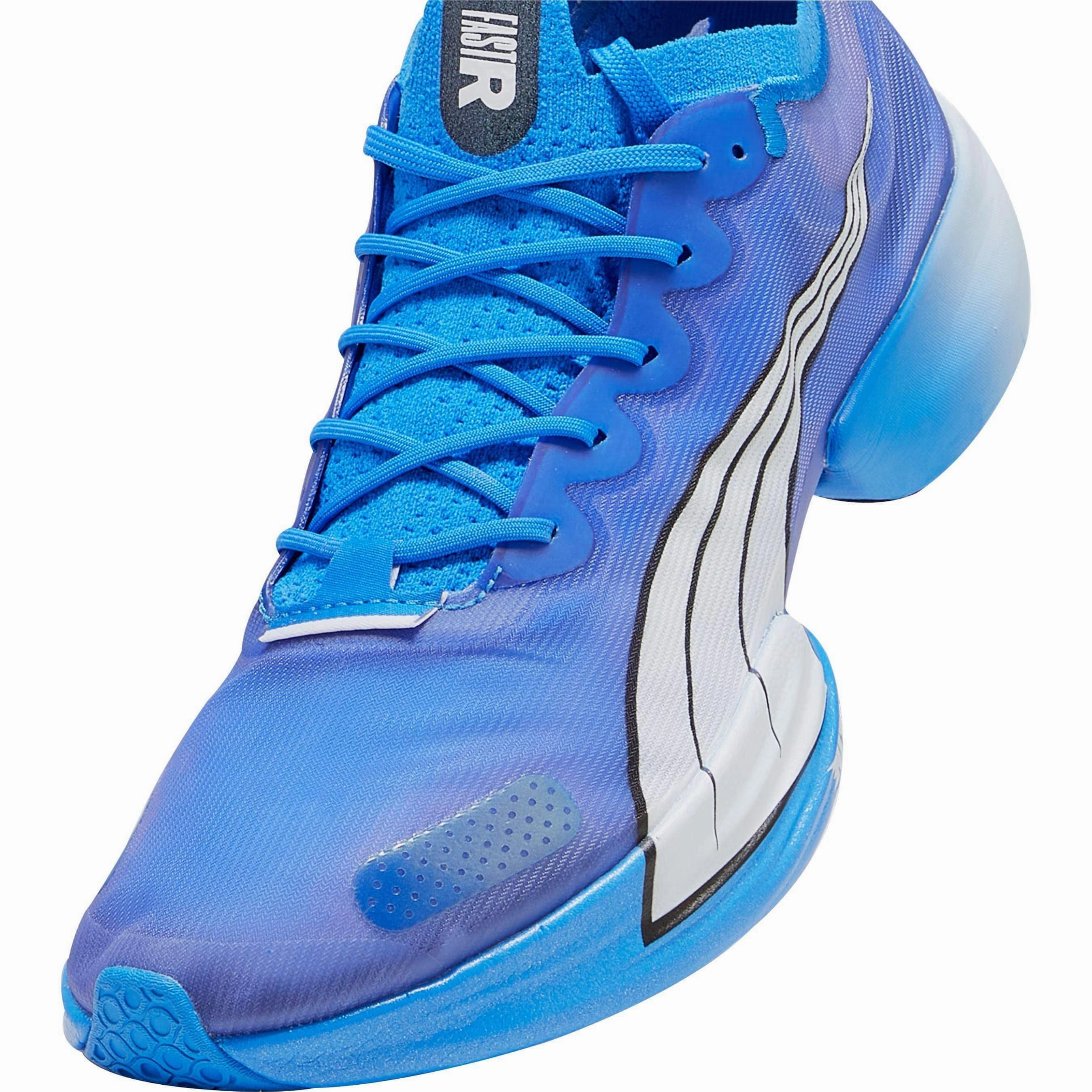 Puma Fast-R Nitro Elite Womens Running Shoes - Blue Cozy Footwear