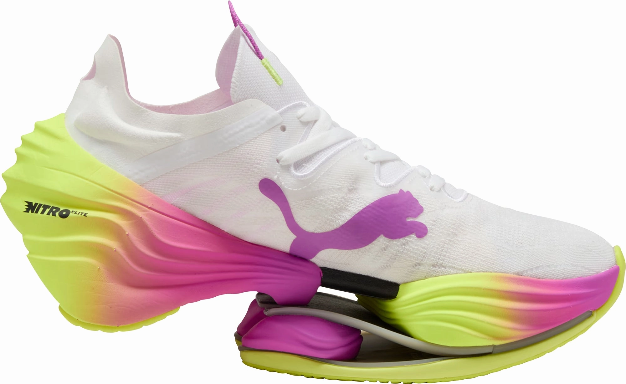 Puma Fast-RB Nitro Elite Womens Running Shoes - White Cozy Footwear