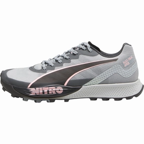 Puma Fast-Trac Apex Nitro Womens Trail Running Shoes - Grey Puma athletic shoes for urban lifestyle