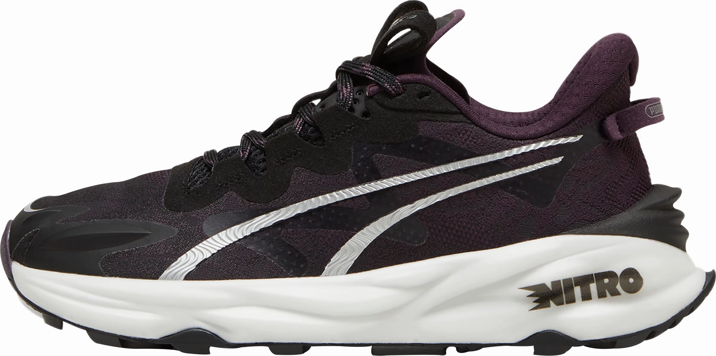 Puma Fast-Trac Nitro 3 Womens Trail Running Shoes - Black Puma athletic shoes for urban lifestyle